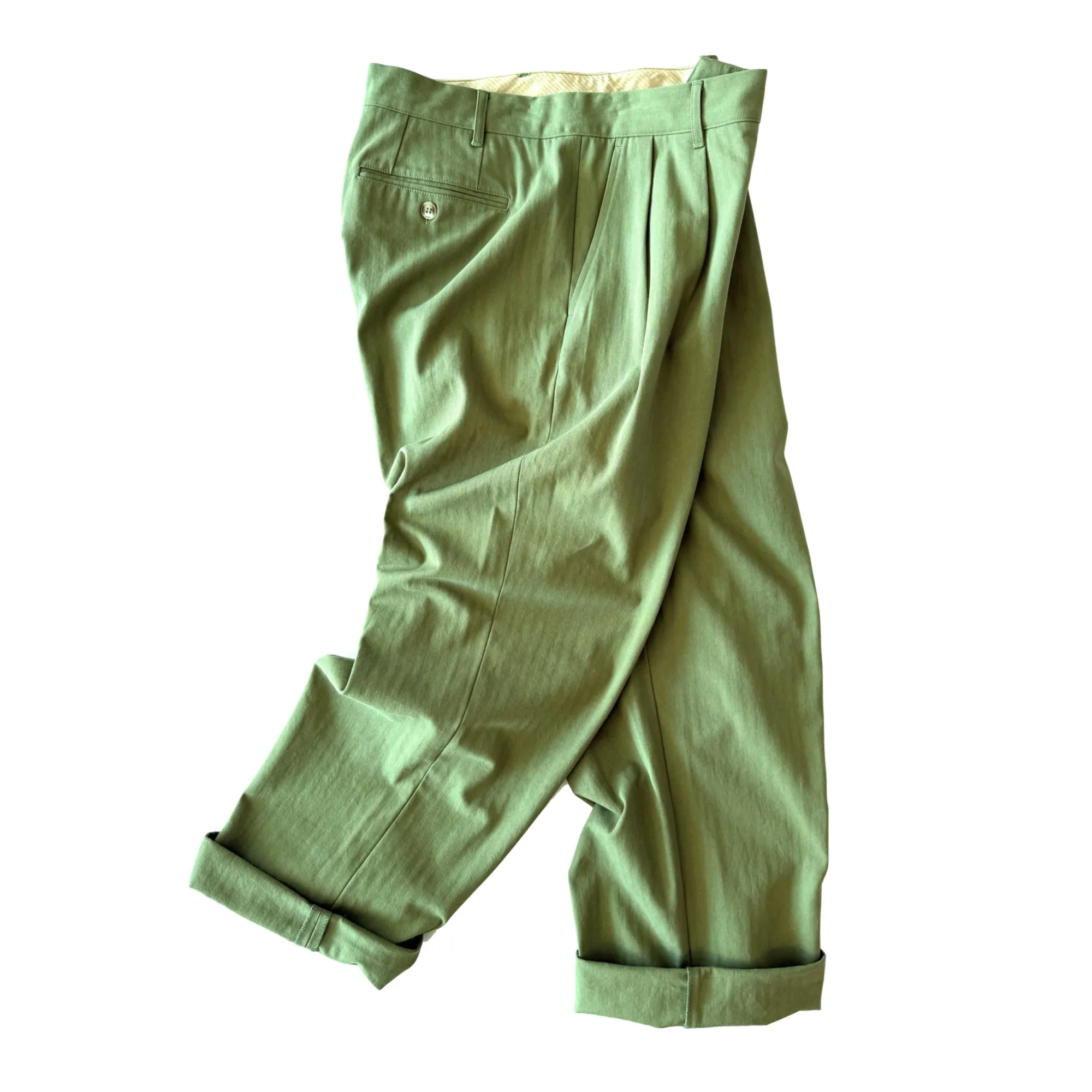 Brother Brother Double Pleated HBT Trouser sold by Brother Brother product image thumbnail 2