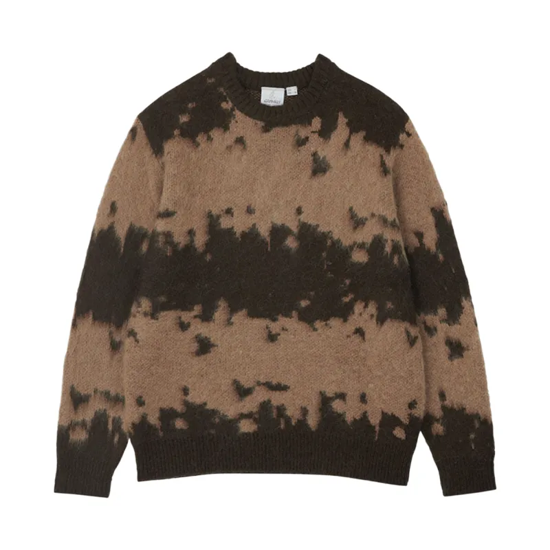 Gramicci Mohair Splatter Sweater — Taupe Splatter made by Gramicci