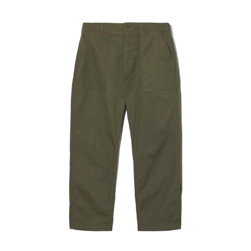 ENGINEERED GARMENTS FATIGUE PANT — Olive Heavyweight Cotton Ripstop made by Engineered Garments