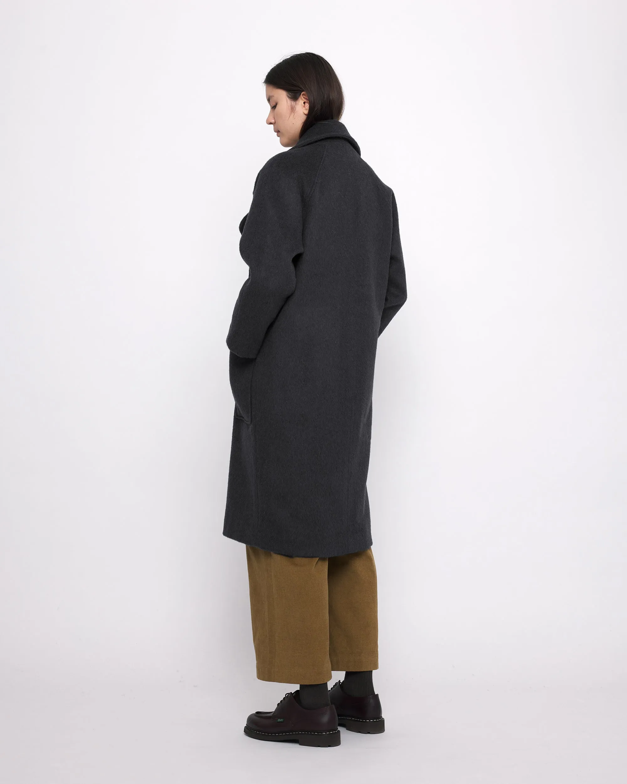 Classic Wool Coat - FW24 - Charcoal sold by 7115 by Szeki product image thumbnail 4