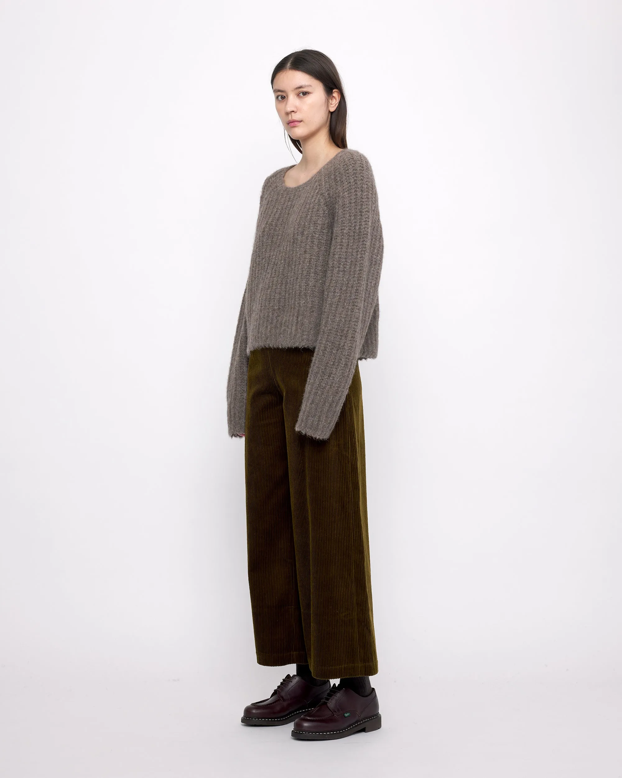 Chunky Cropped Sweater - FW24 - Umber sold by 7115 by Szeki