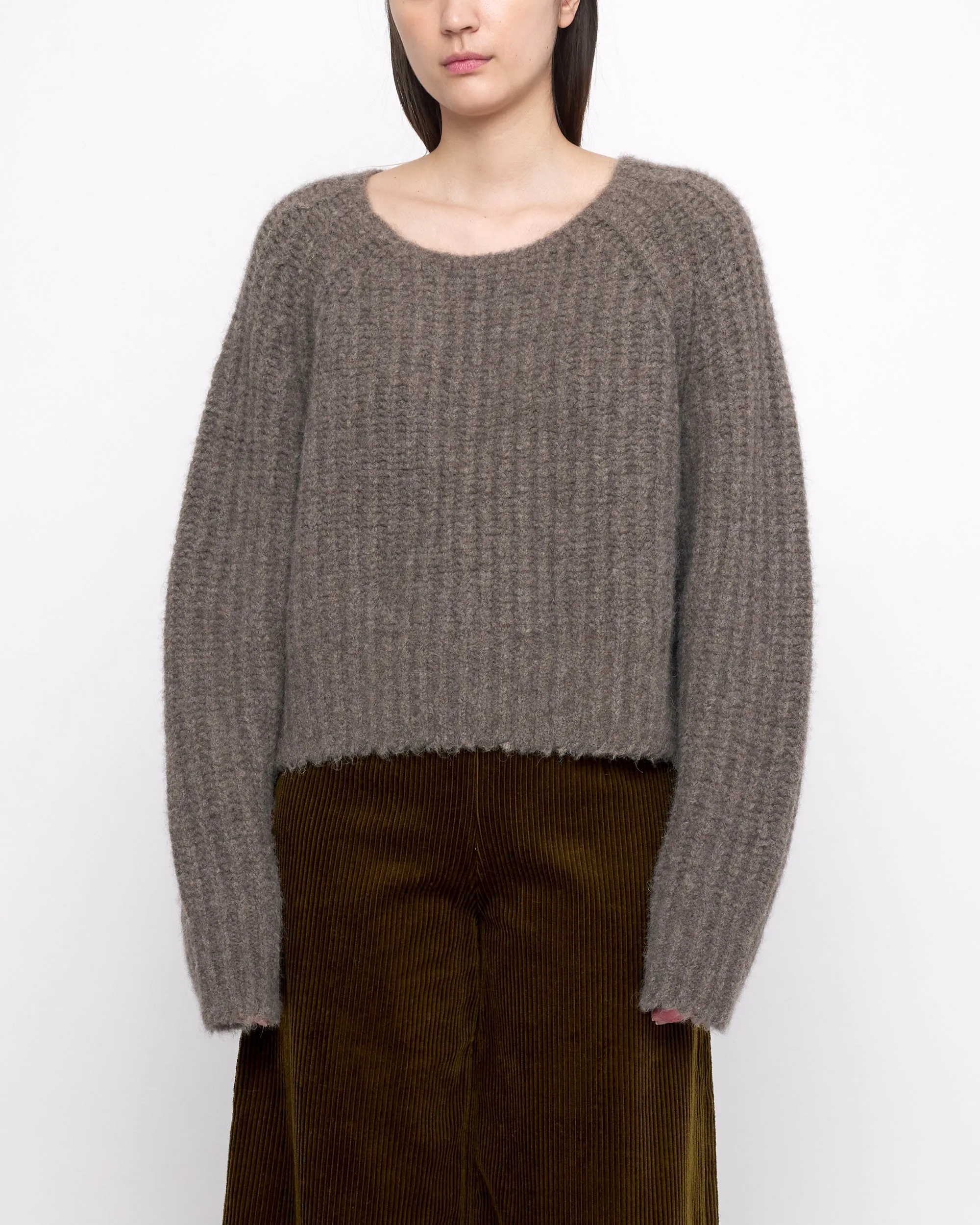 Chunky Cropped Sweater - FW24 - Umber sold by 7115 by Szeki product image thumbnail 3