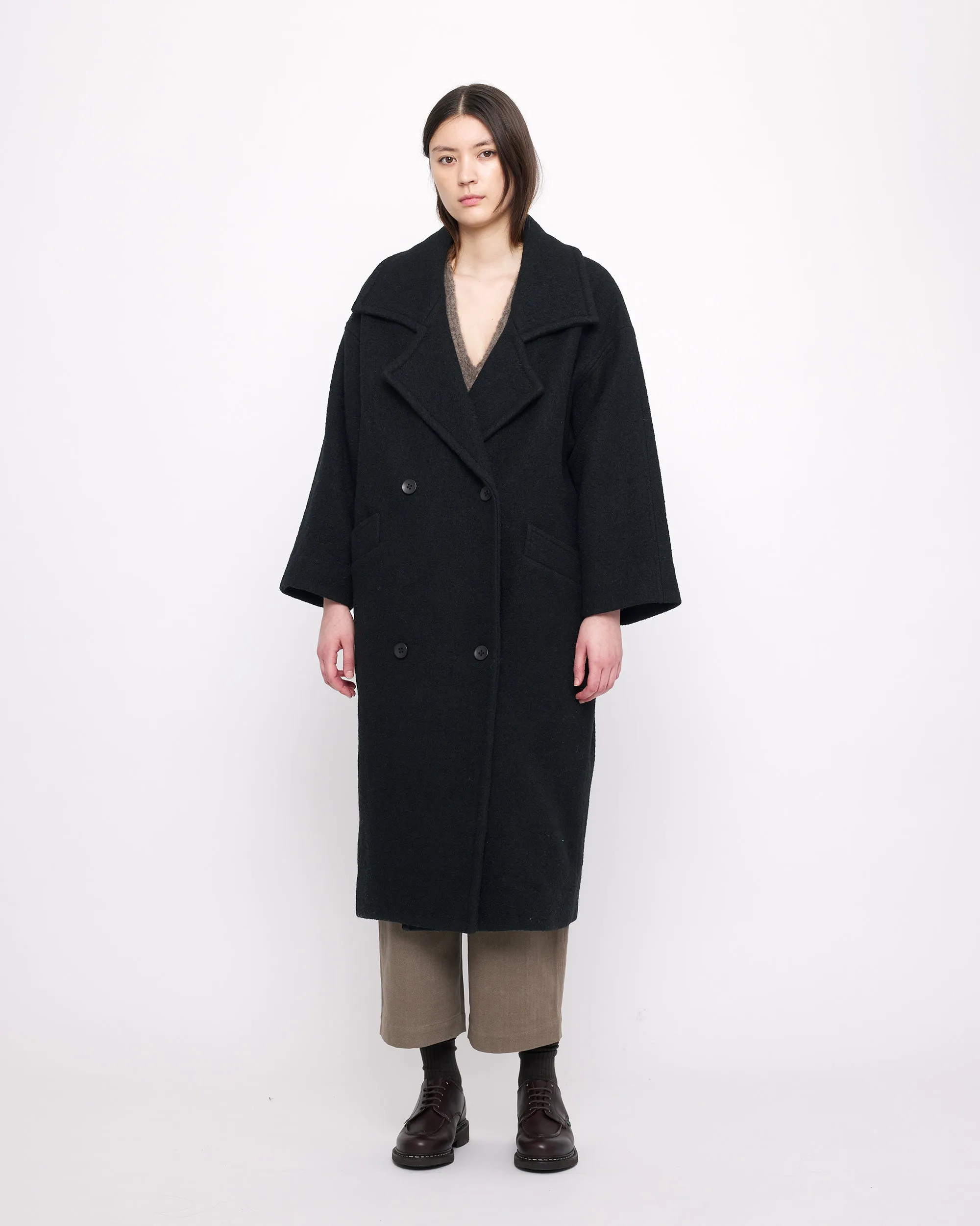 Oversized Wool Coat - FW24 - Charcoal Black sold by 7115 by Szeki product image thumbnail 2