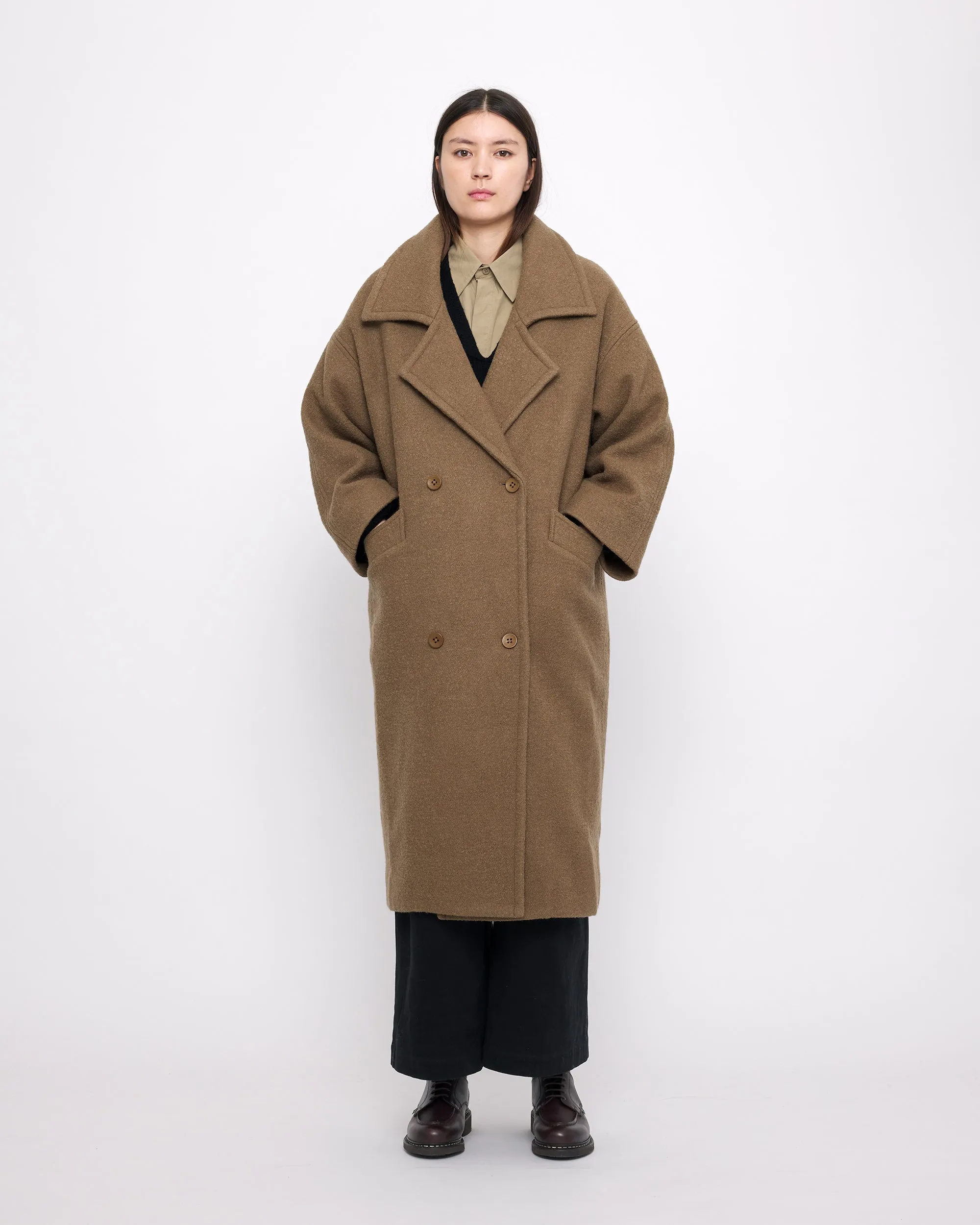 Oversized Wool Coat - FW24 - Kelp sold by 7115 by Szeki product image thumbnail 2
