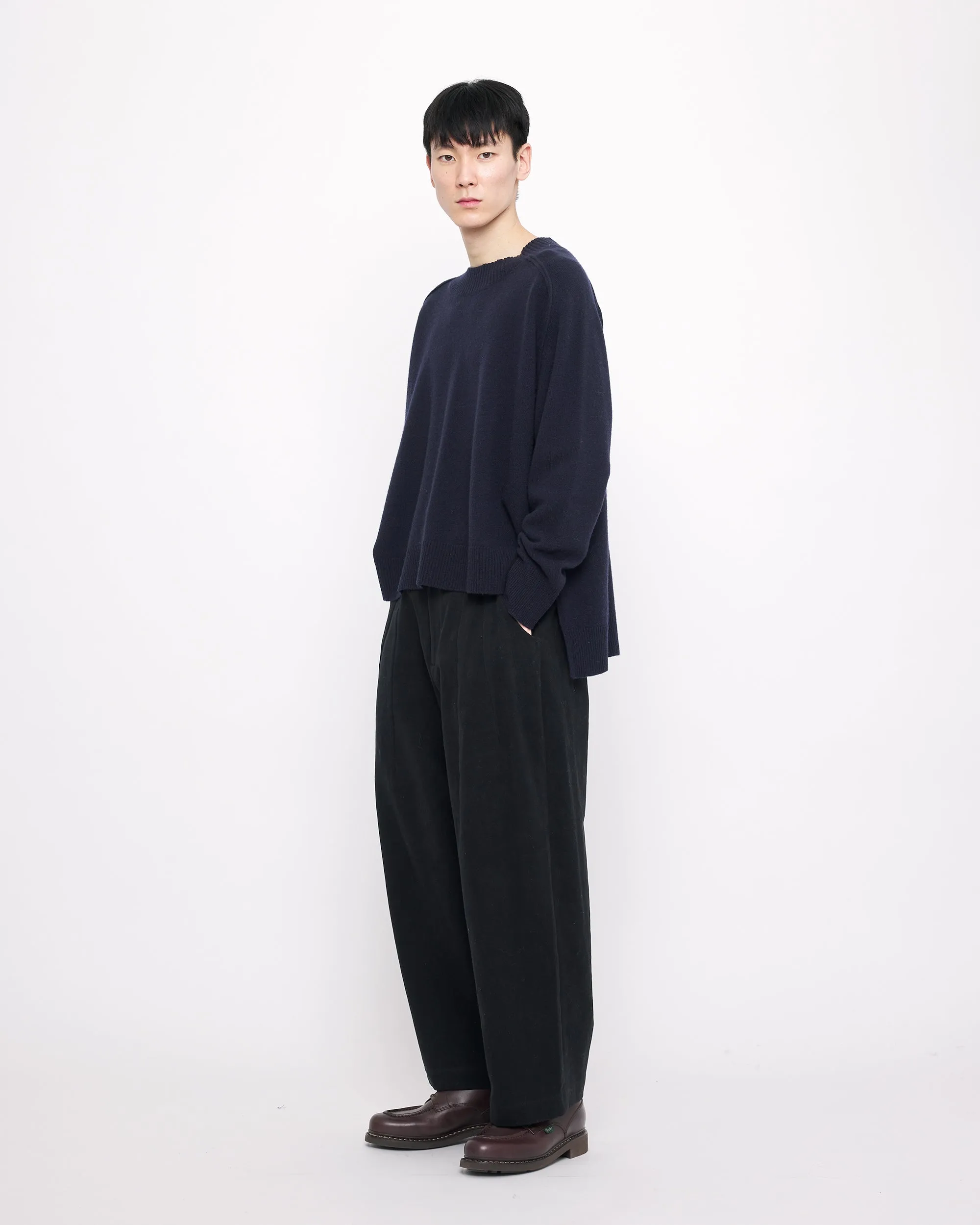 Relaxed Rolled Seam Sweater - FW24 - Navy sold by 7115 by Szeki product image thumbnail 5