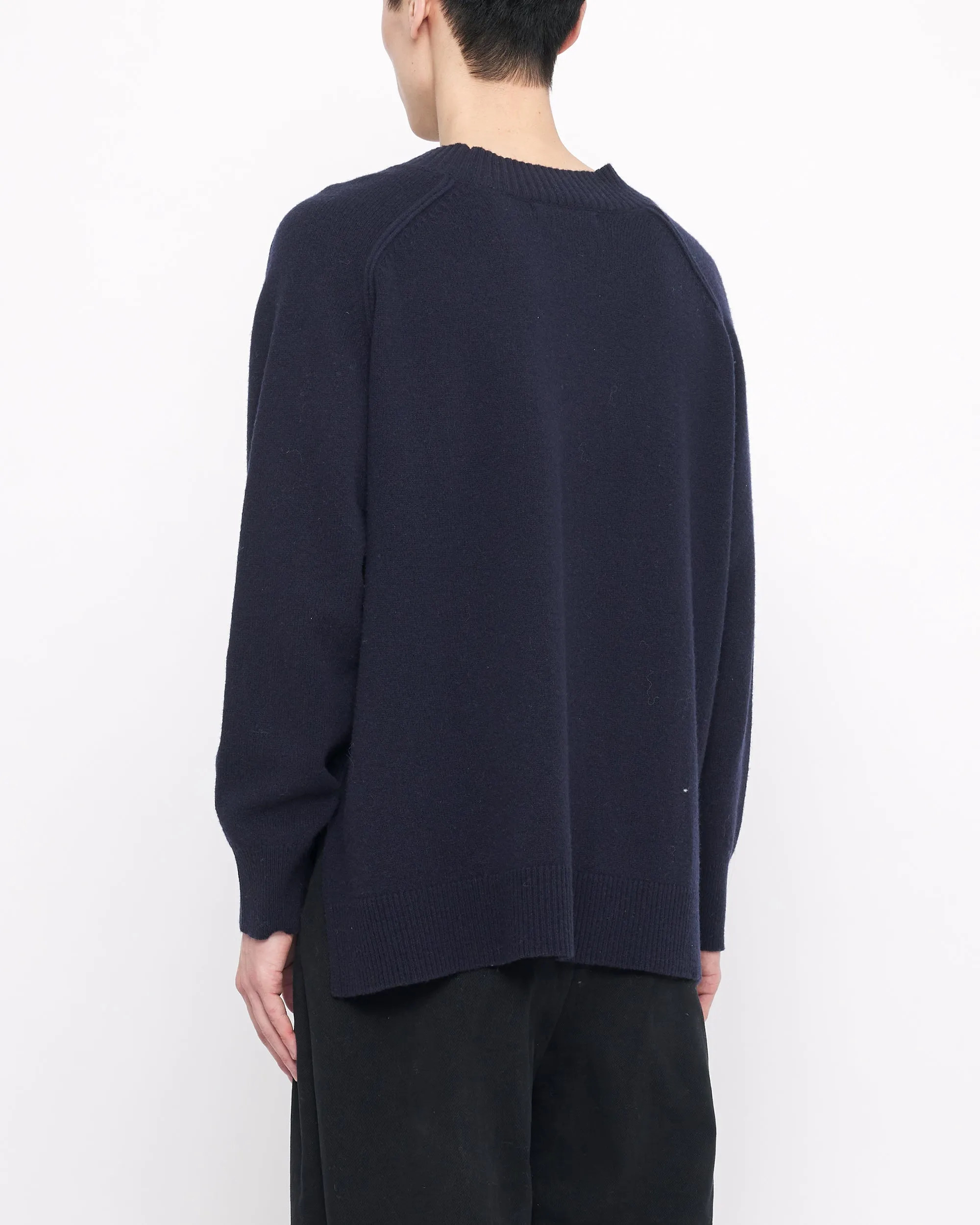 Relaxed Rolled Seam Sweater - FW24 - Navy sold by 7115 by Szeki product image thumbnail 4