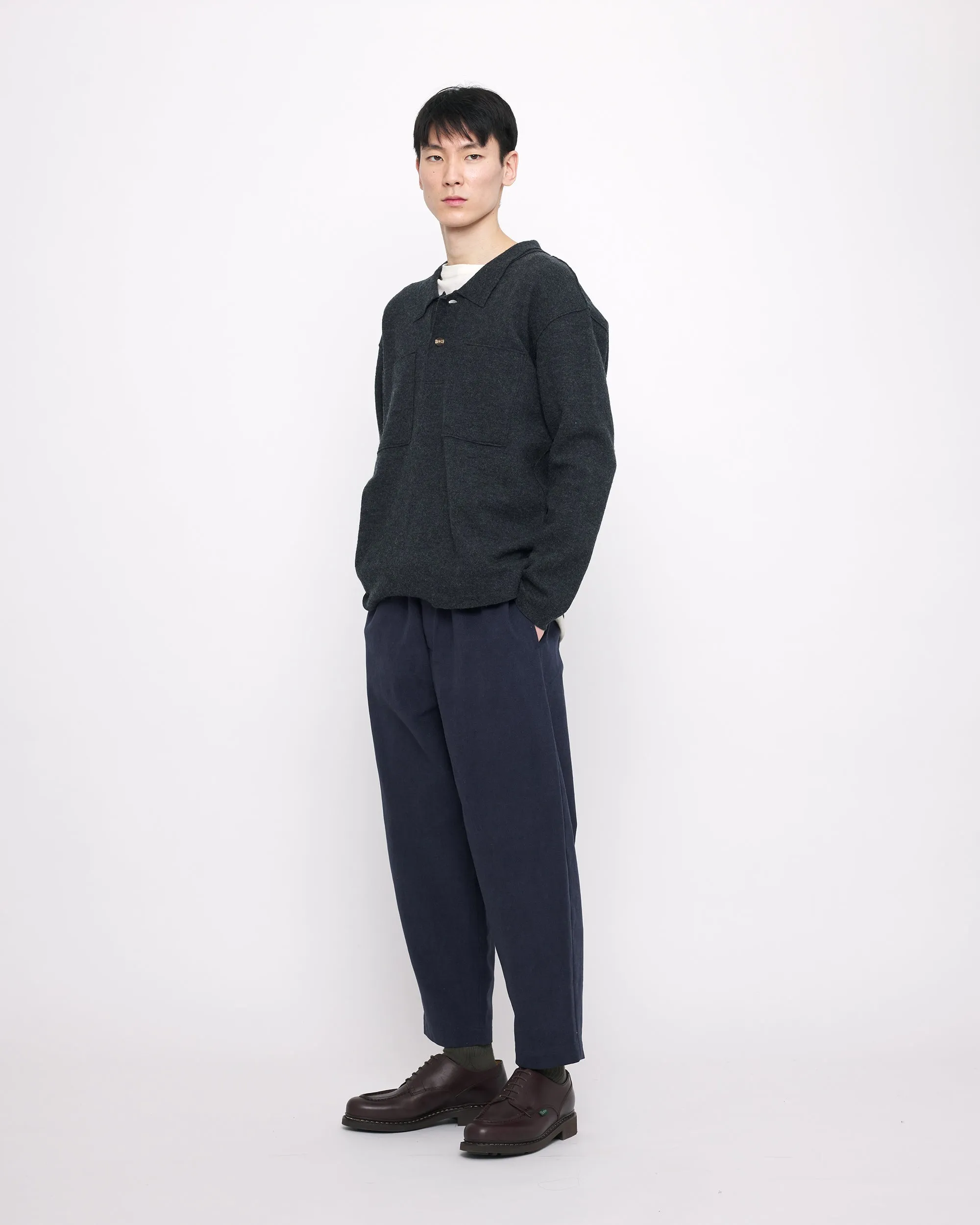 Boiled Wool Pocket Pullover - FW24 - Gray sold by 7115 by Szeki product image thumbnail 2
