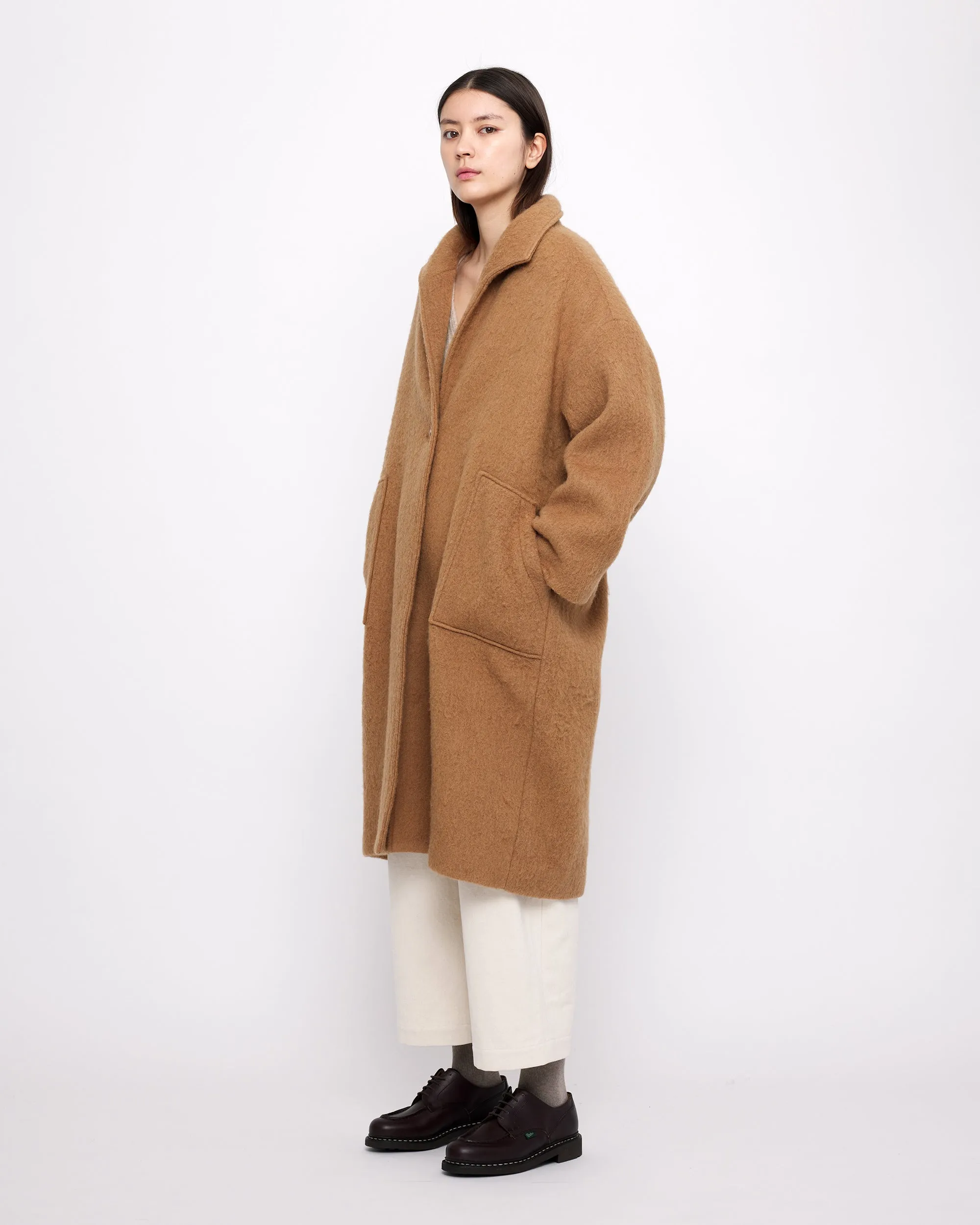 Wool Fall Coat - FW24 - Camel sold by 7115 by Szeki