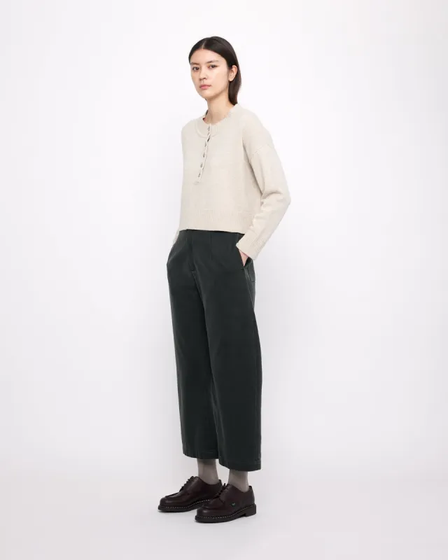 Relaxed Cropped Pull-Over - FW24 - Dove sold by 7115 by Szeki