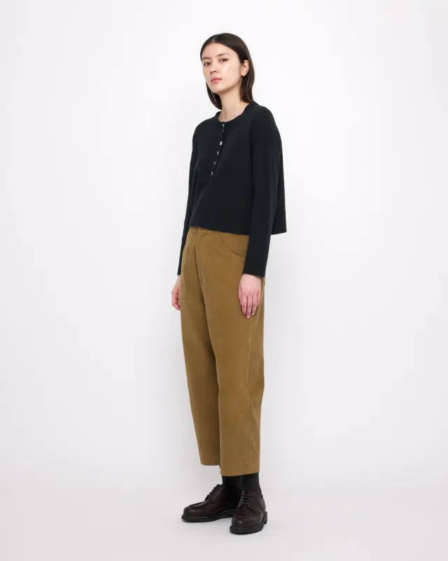 Relaxed Cropped Pull-Over - FW24 - Black made by 7115 by Szeki