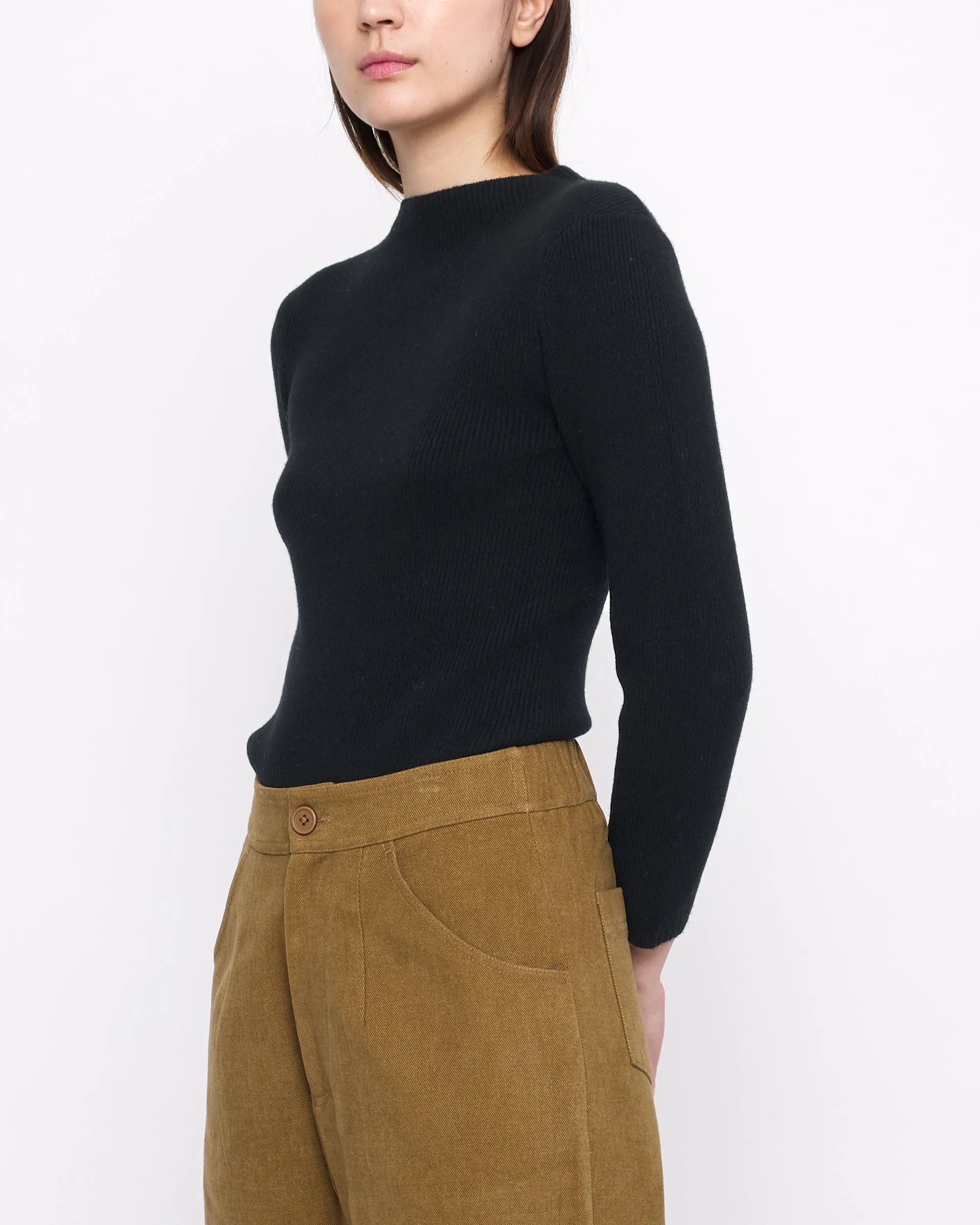 Signature Mock-Neck Long Sleeves - Black sold by 7115 by Szeki product image thumbnail 3