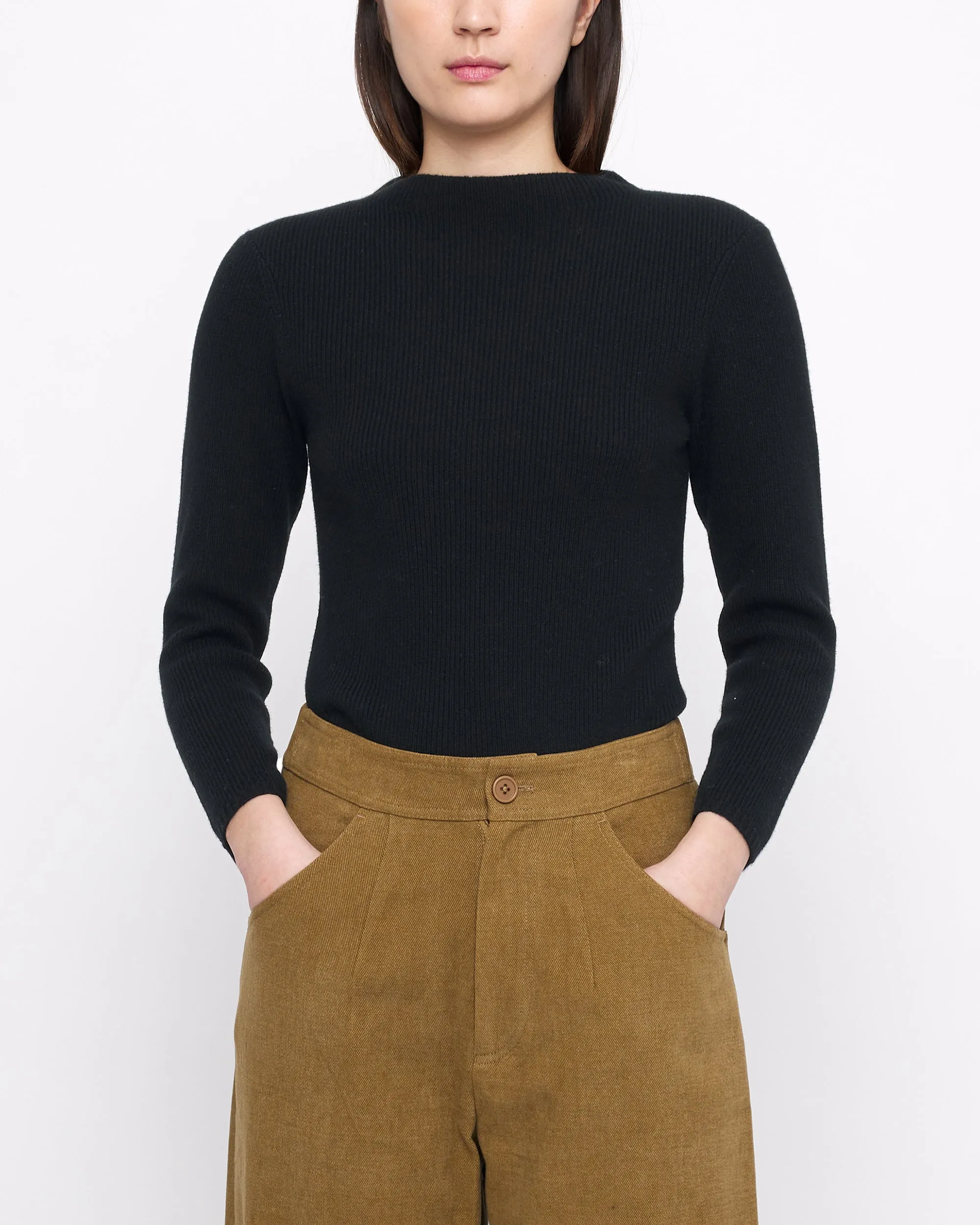 Signature Mock-Neck Long Sleeves - Black sold by 7115 by Szeki product image thumbnail 2