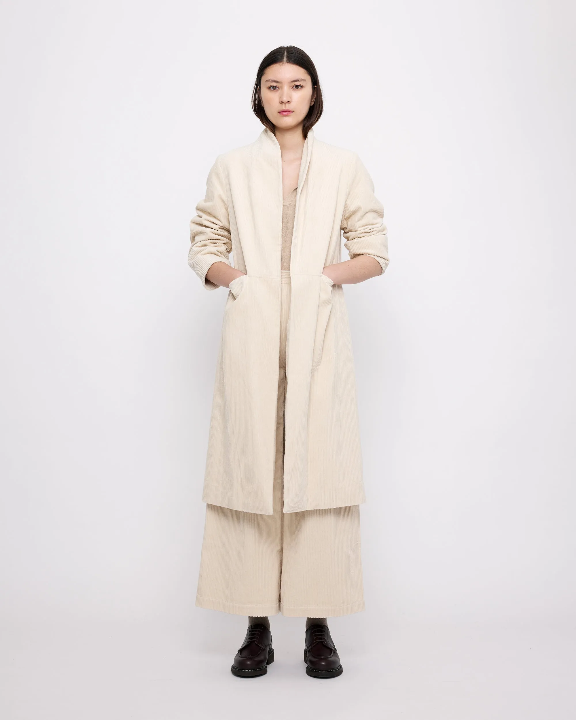 Open Fall Coat - Corduroy Edition - FW24 - Pearl sold by 7115 by Szeki product image thumbnail 3