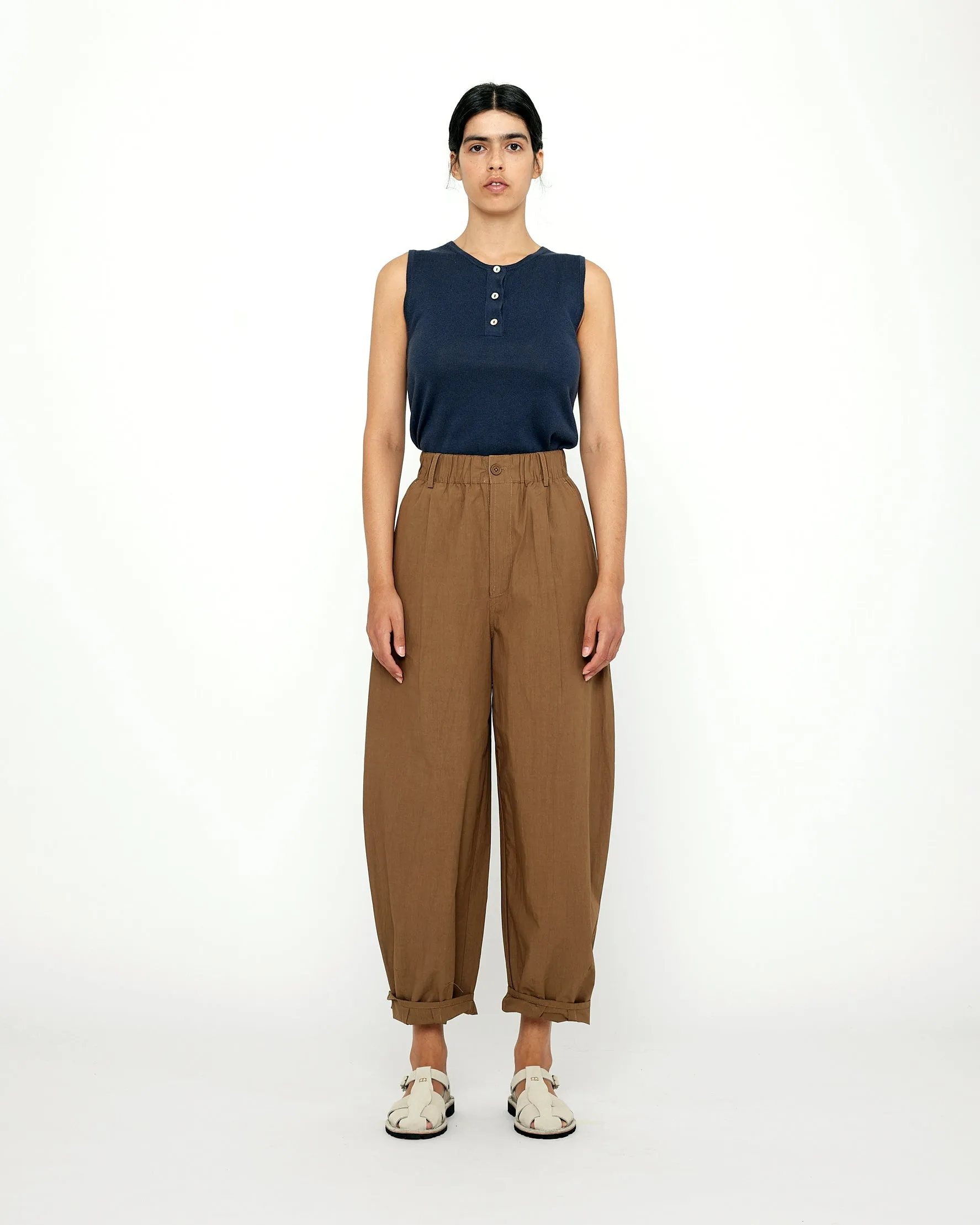 Linen Relaxed Knit Tank - SS24 - Color Options sold by 7115 by Szeki