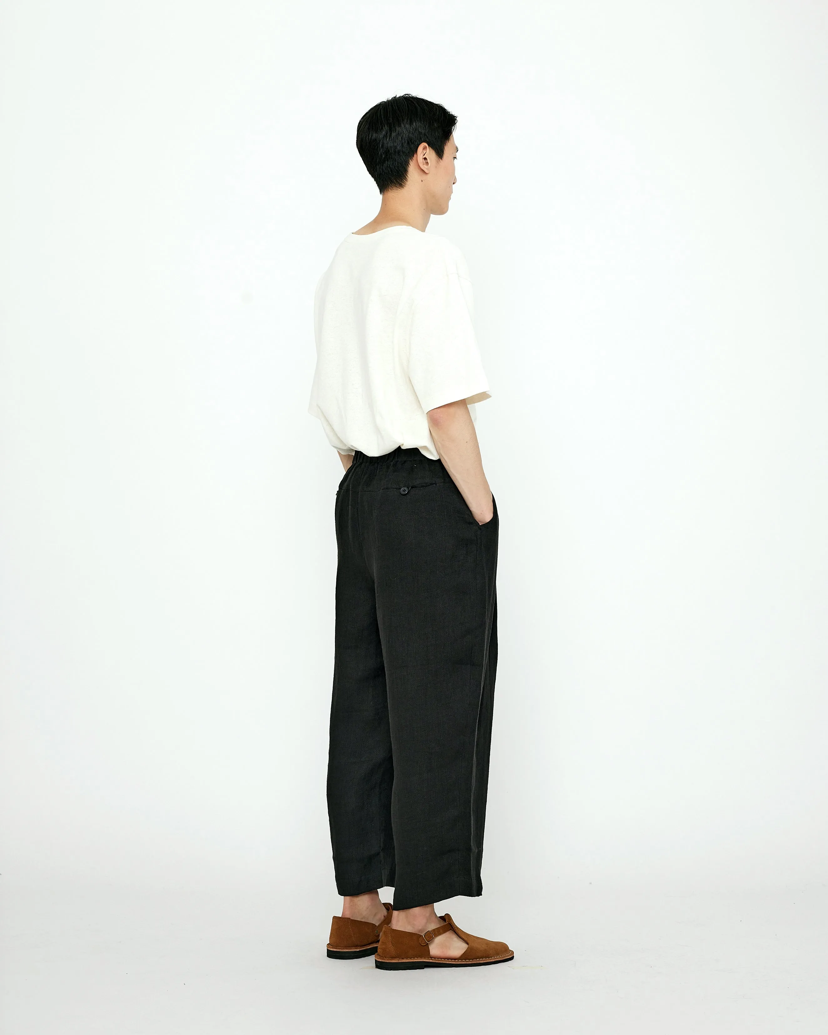 Linen Pleated Trouser - SS24 - Black sold by 7115 by Szeki product image thumbnail 3