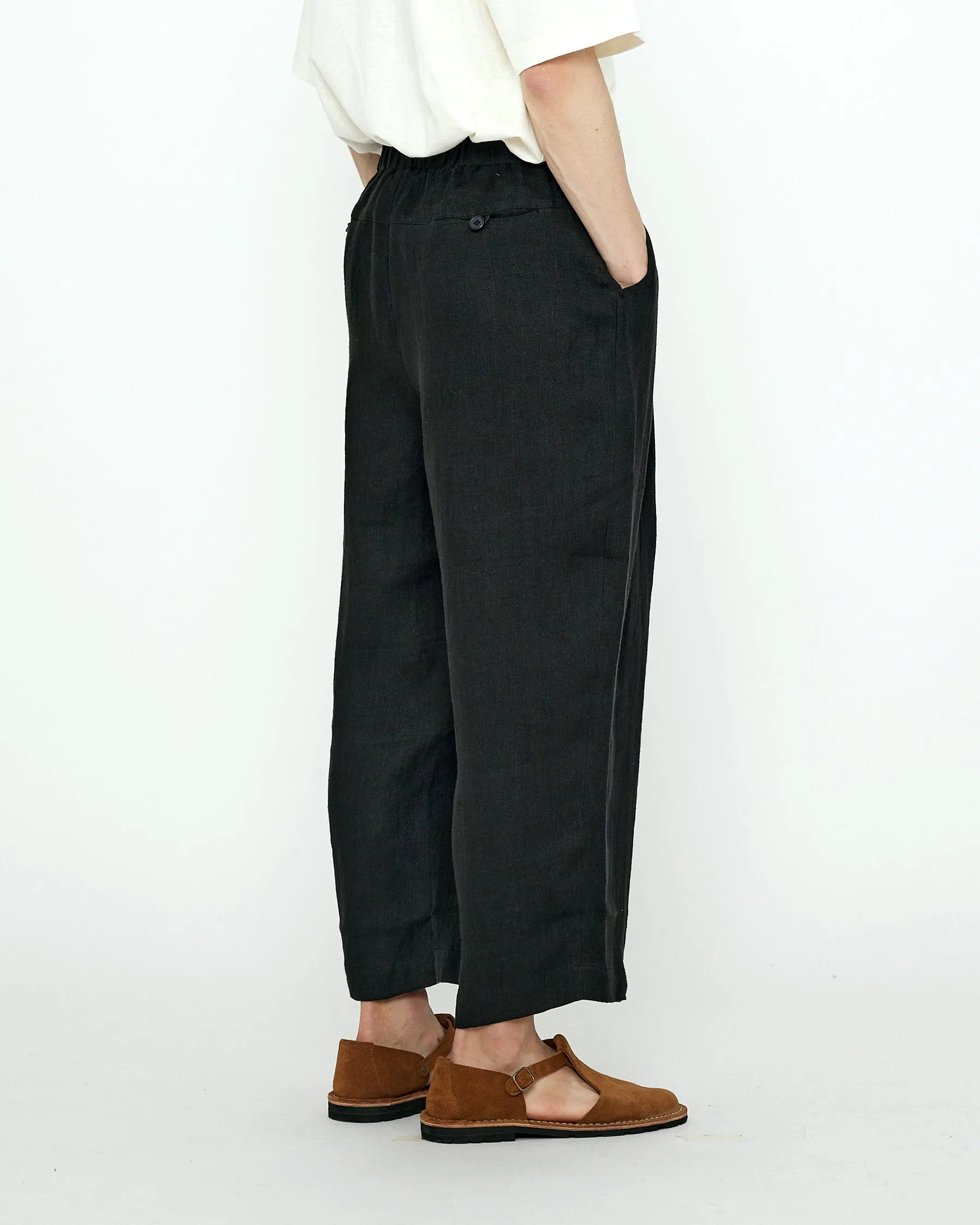 Linen Pleated Trouser - SS24 - Black sold by 7115 by Szeki product image thumbnail 4