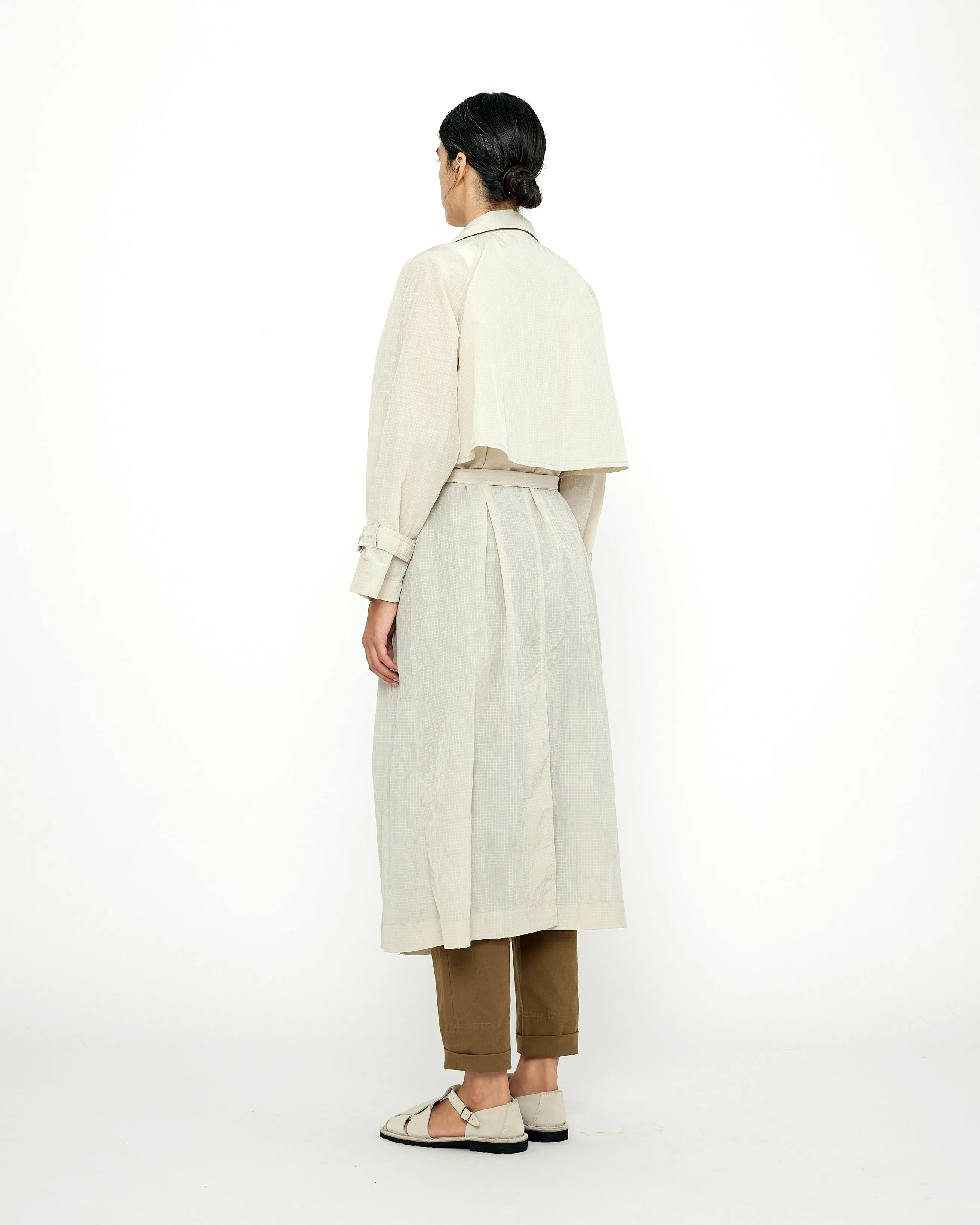 Long Rain Trench - SS24 - Light Gray sold by 7115 by Szeki product image thumbnail 2