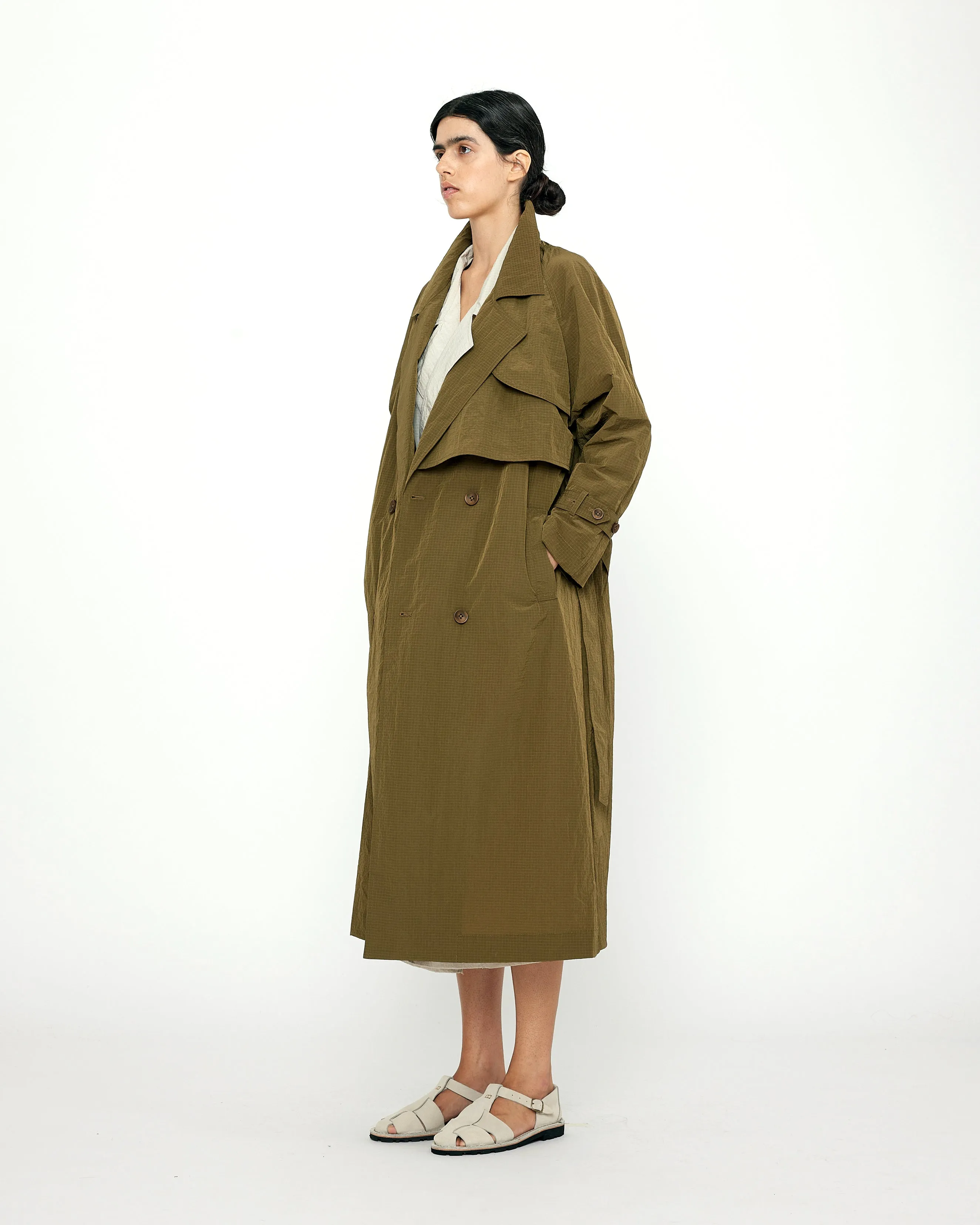 Long Rain Trench - SS24 - Kelp sold by 7115 by Szeki product image thumbnail 5