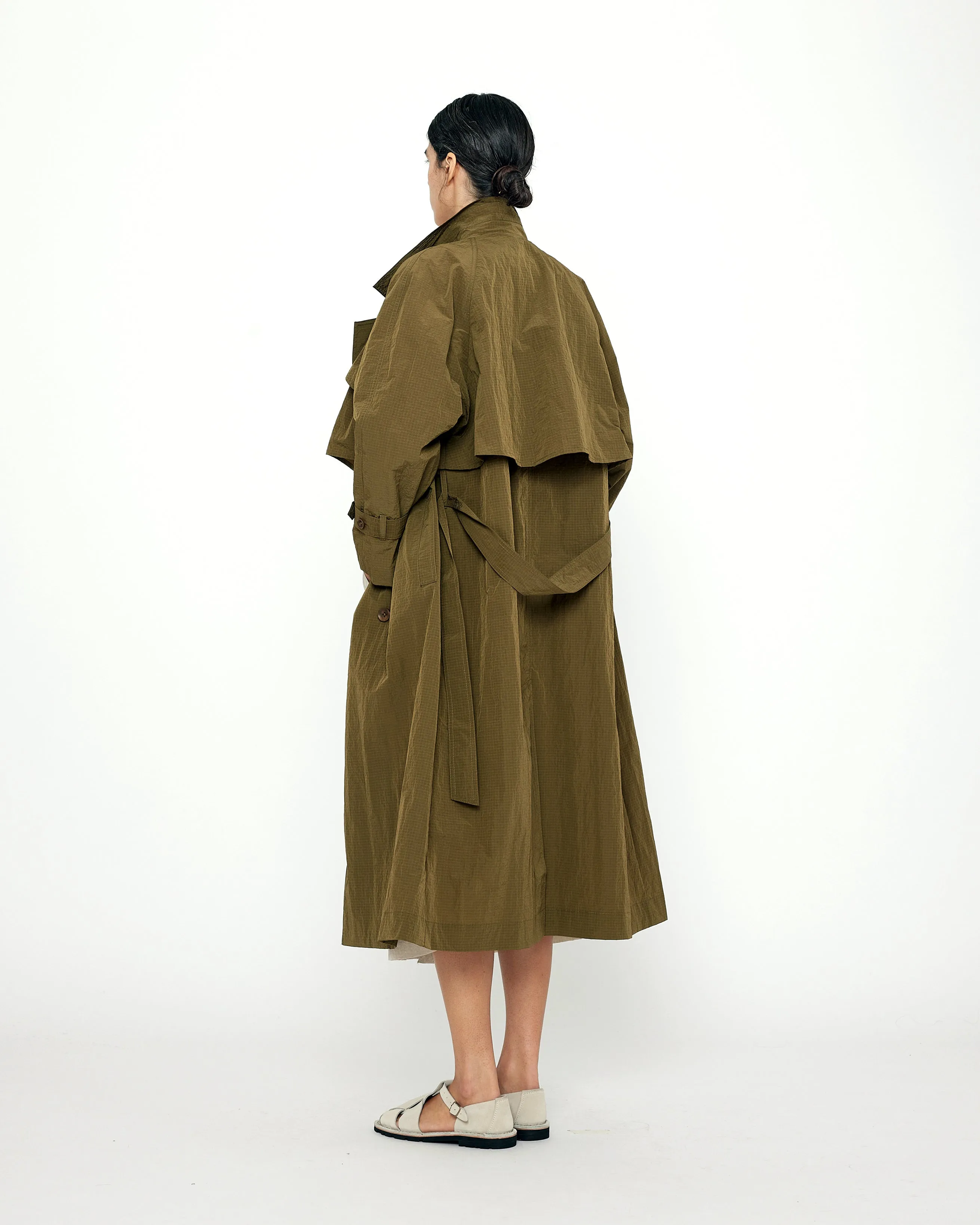 Long Rain Trench - SS24 - Kelp sold by 7115 by Szeki product image thumbnail 4