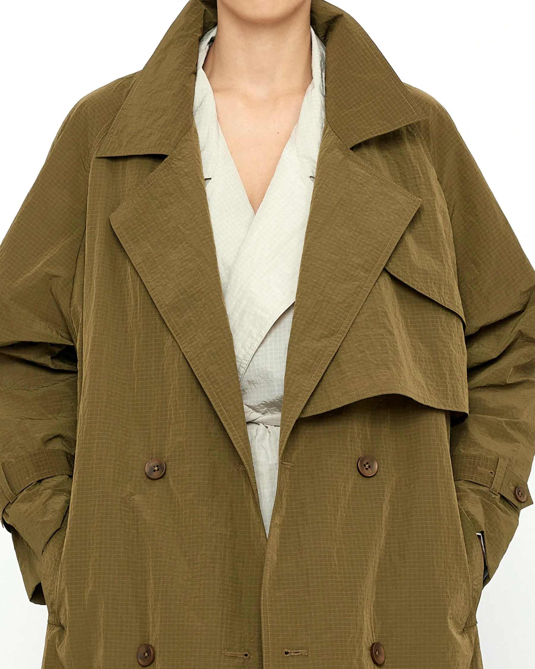Long Rain Trench - SS24 - Kelp sold by 7115 by Szeki product image thumbnail 2