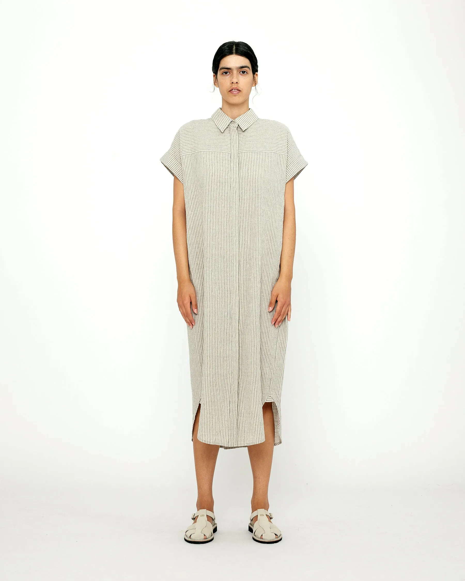 Striped Shirt Maxi - SS24 - Light Stripes sold by 7115 by Szeki