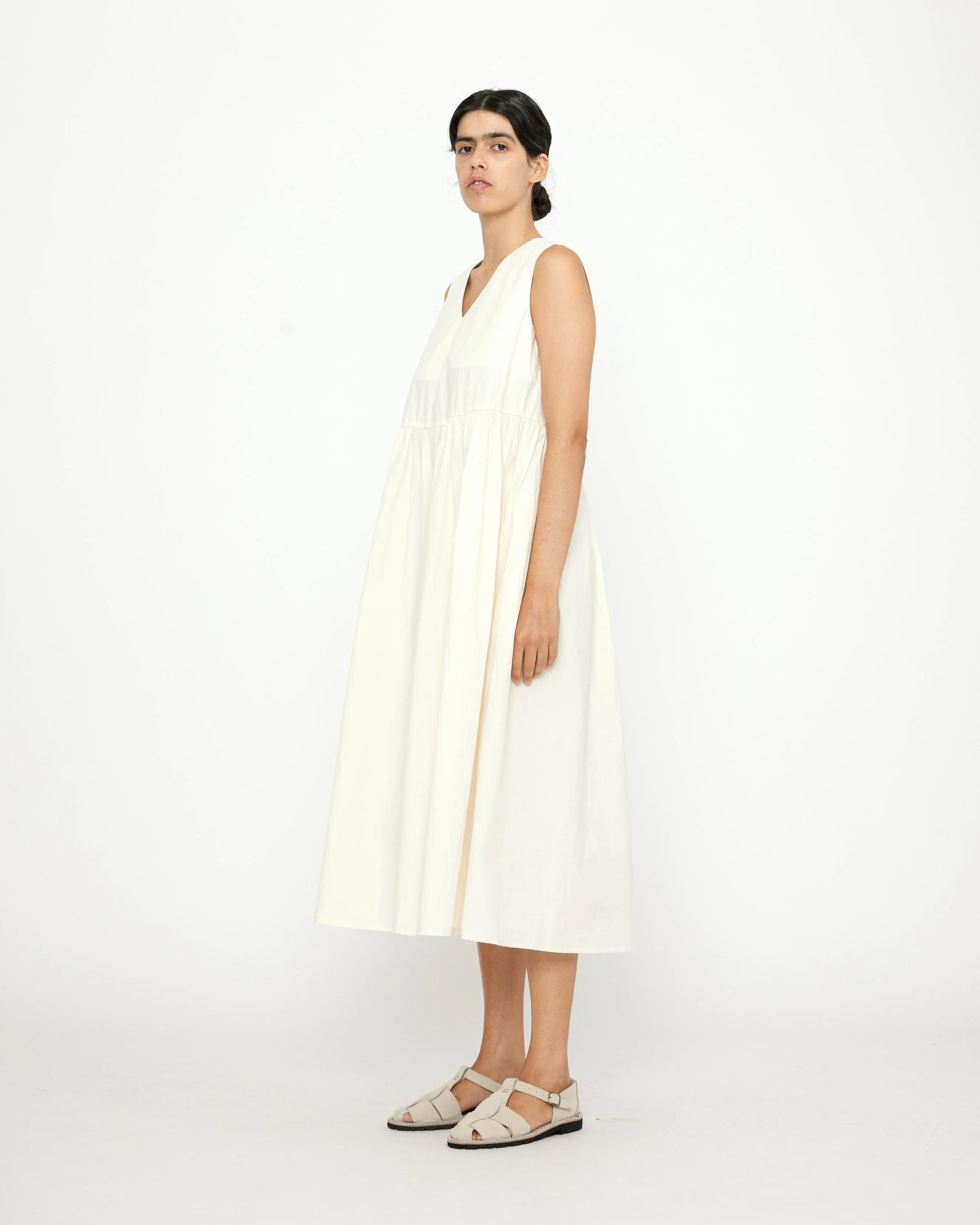 Papery V-Neck Dress - SS24 - Off-White sold by 7115 by Szeki product image thumbnail 3