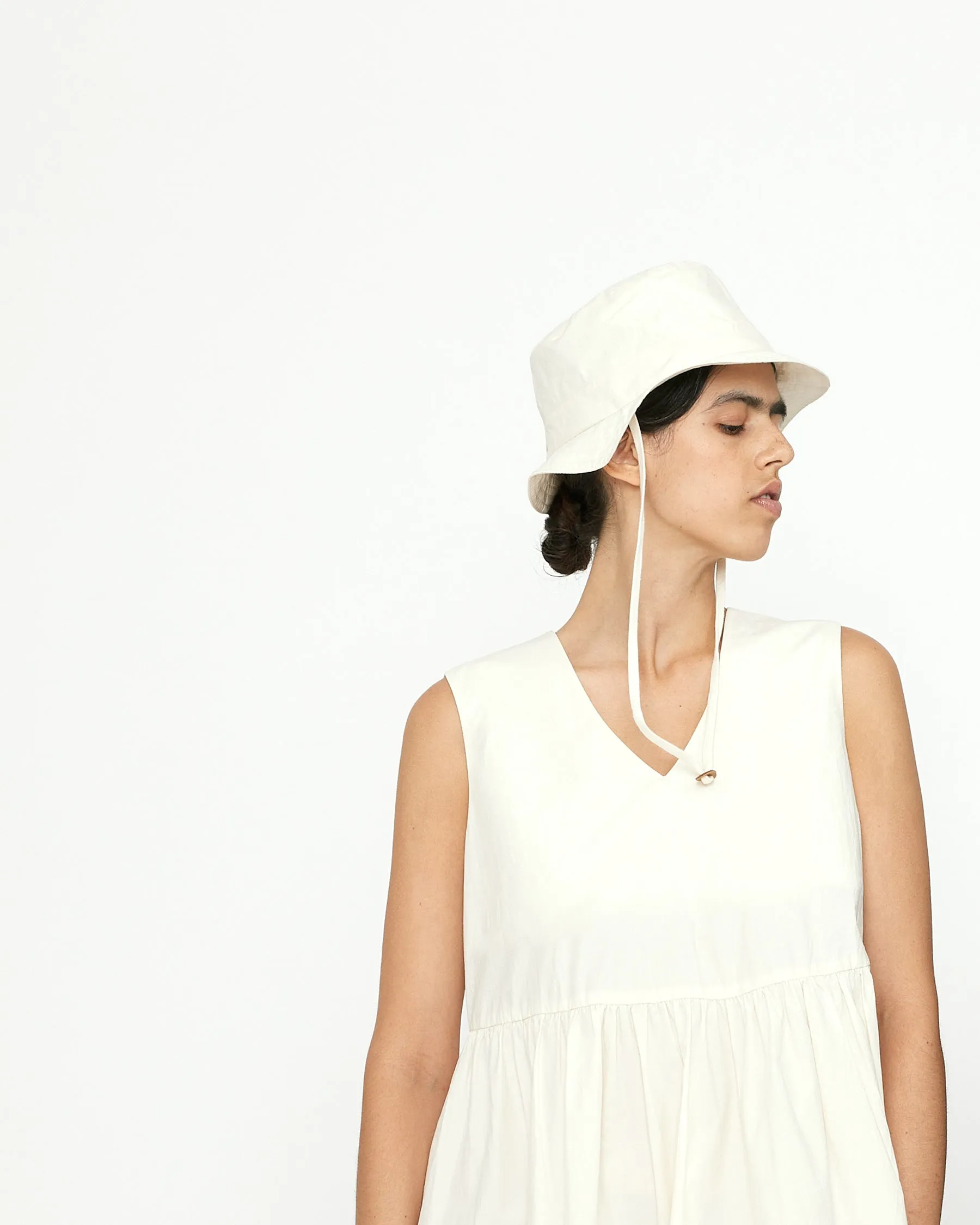 Papery V-Neck Dress - SS24 - Off-White sold by 7115 by Szeki product image thumbnail 5