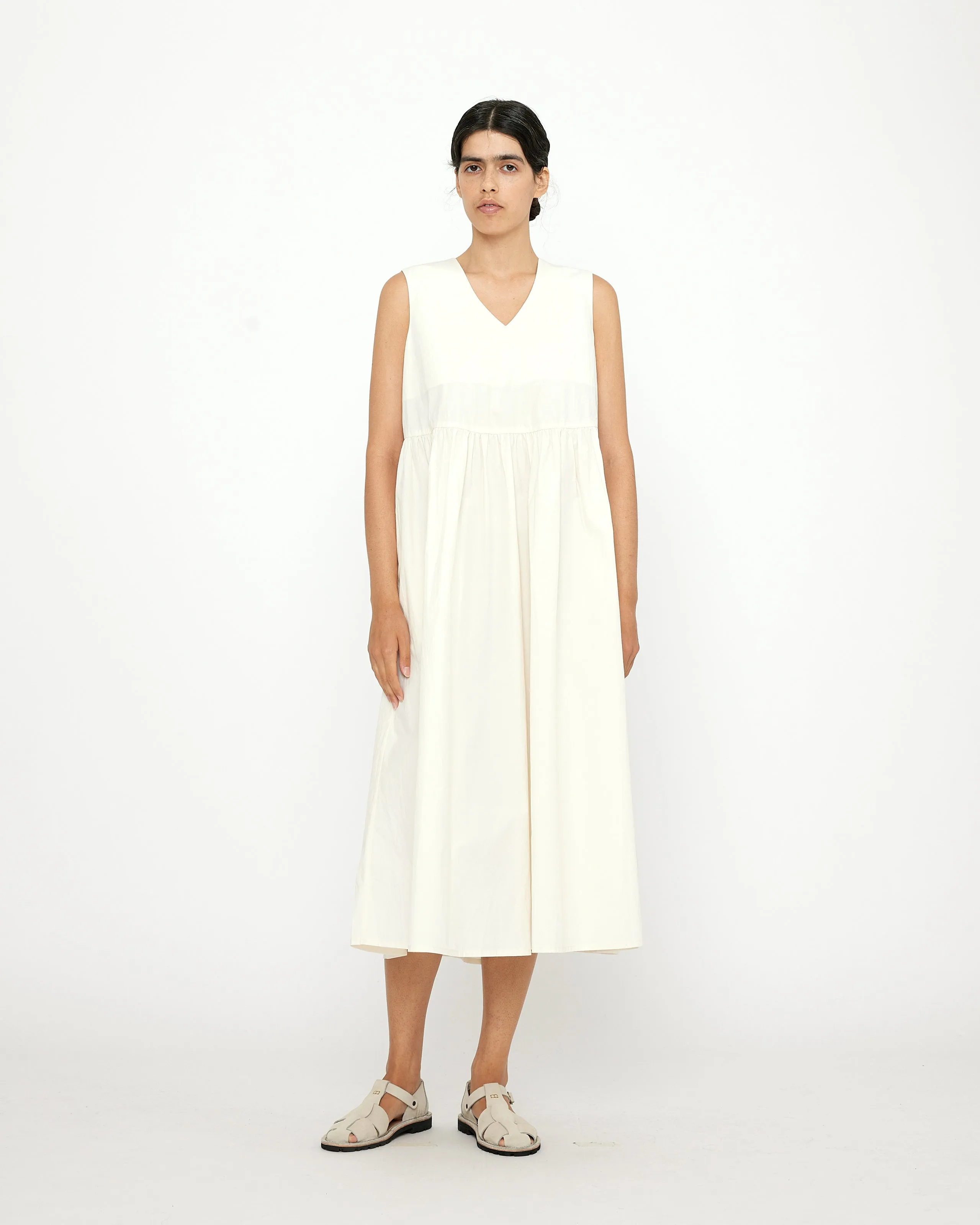 Papery V-Neck Dress - SS24 - Off-White sold by 7115 by Szeki