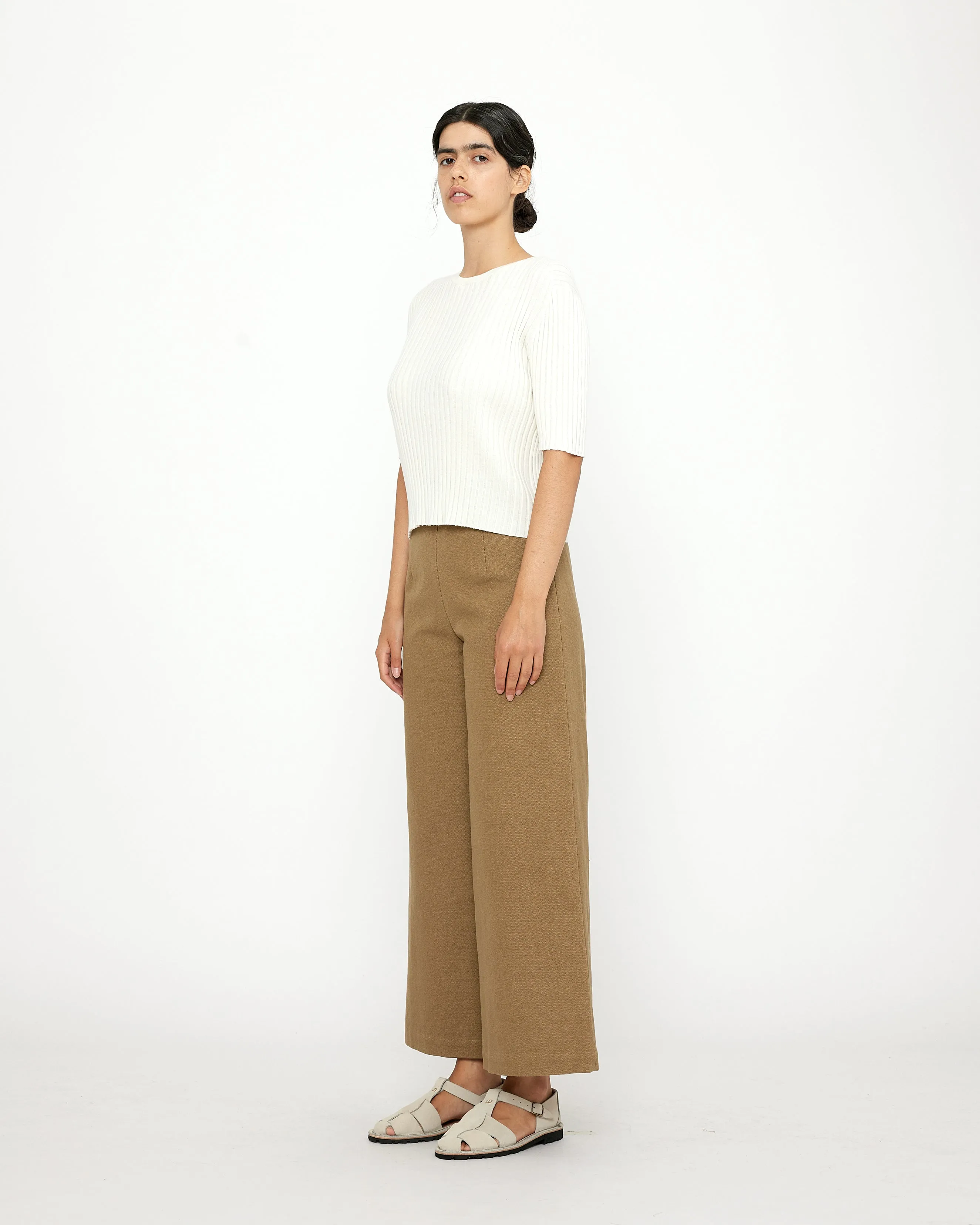 Mid-Sleeves Ribbed Top - SS24 - Off-White sold by 7115 by Szeki product image thumbnail 3