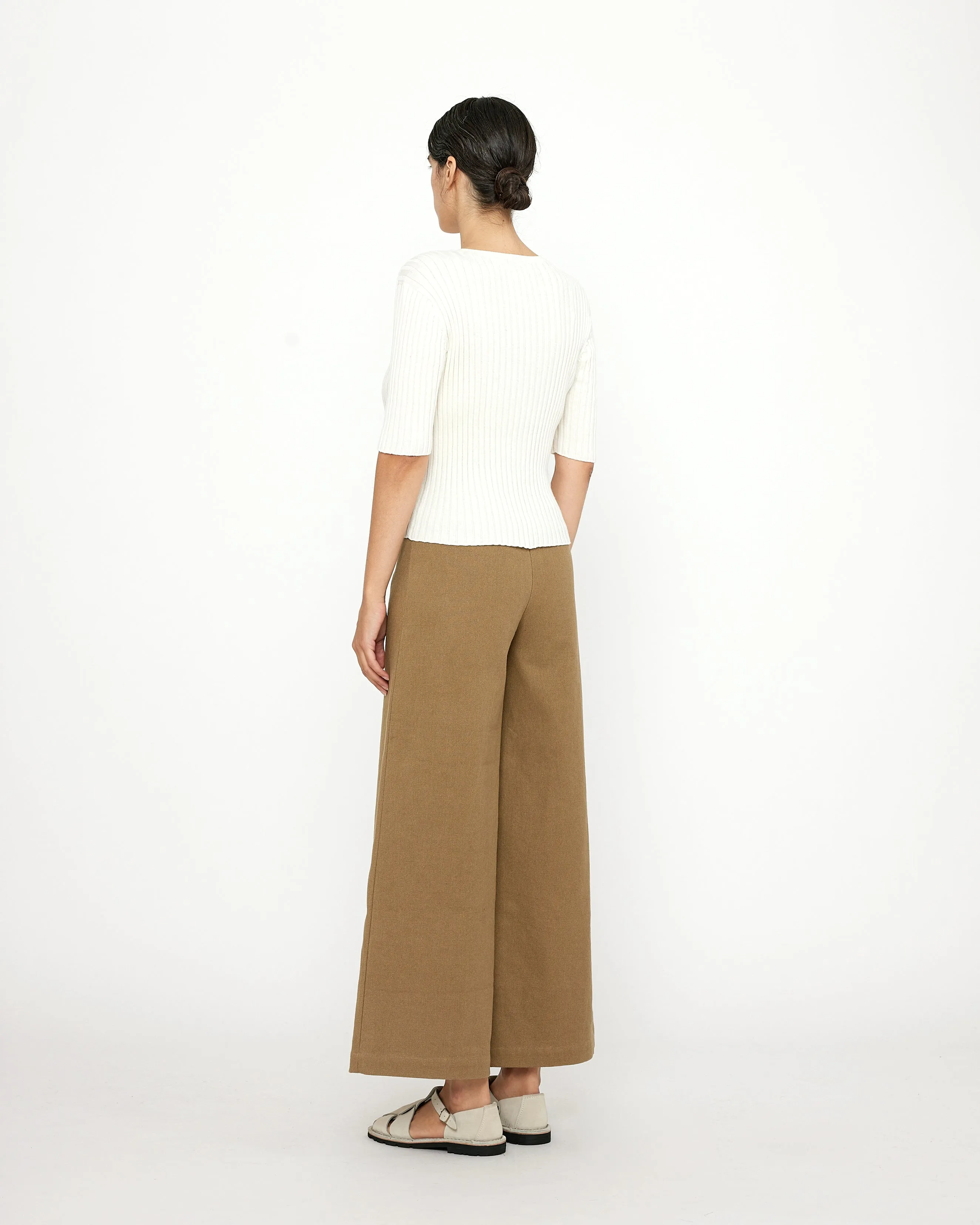 Mid-Sleeves Ribbed Top - SS24 - Off-White sold by 7115 by Szeki product image thumbnail 2