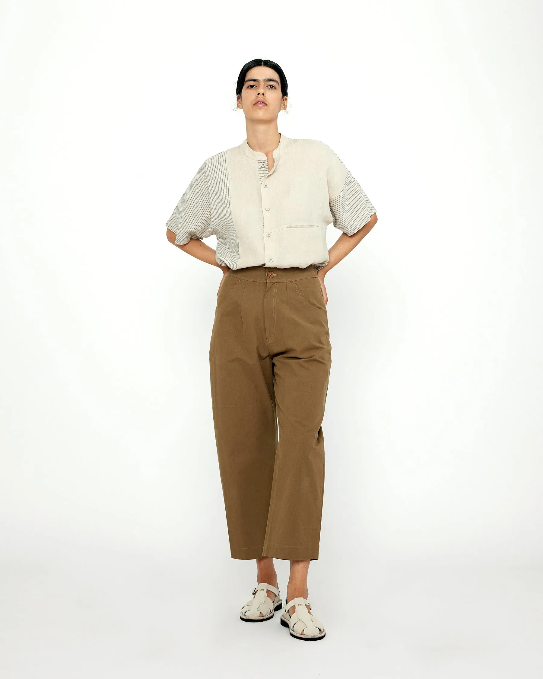 Striped Panel Shirt - SS24 - Light Stripes sold by 7115 by Szeki product image thumbnail 4