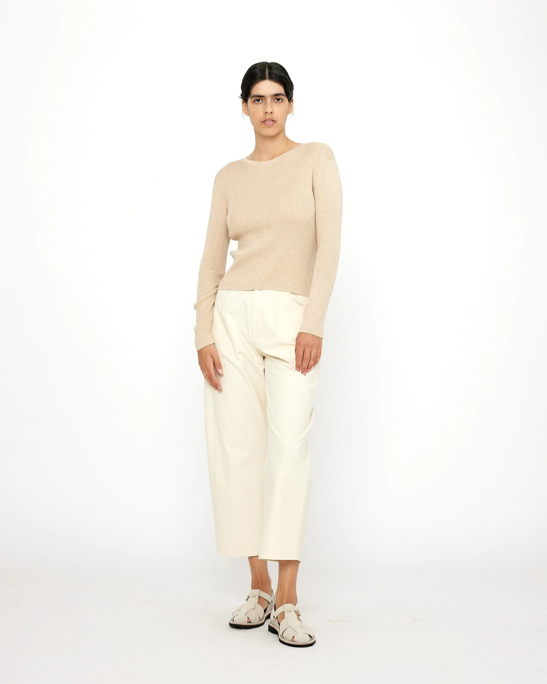 Long Sleeves Ribbed Top - SS24 - Tan sold by 7115 by Szeki product image thumbnail 5