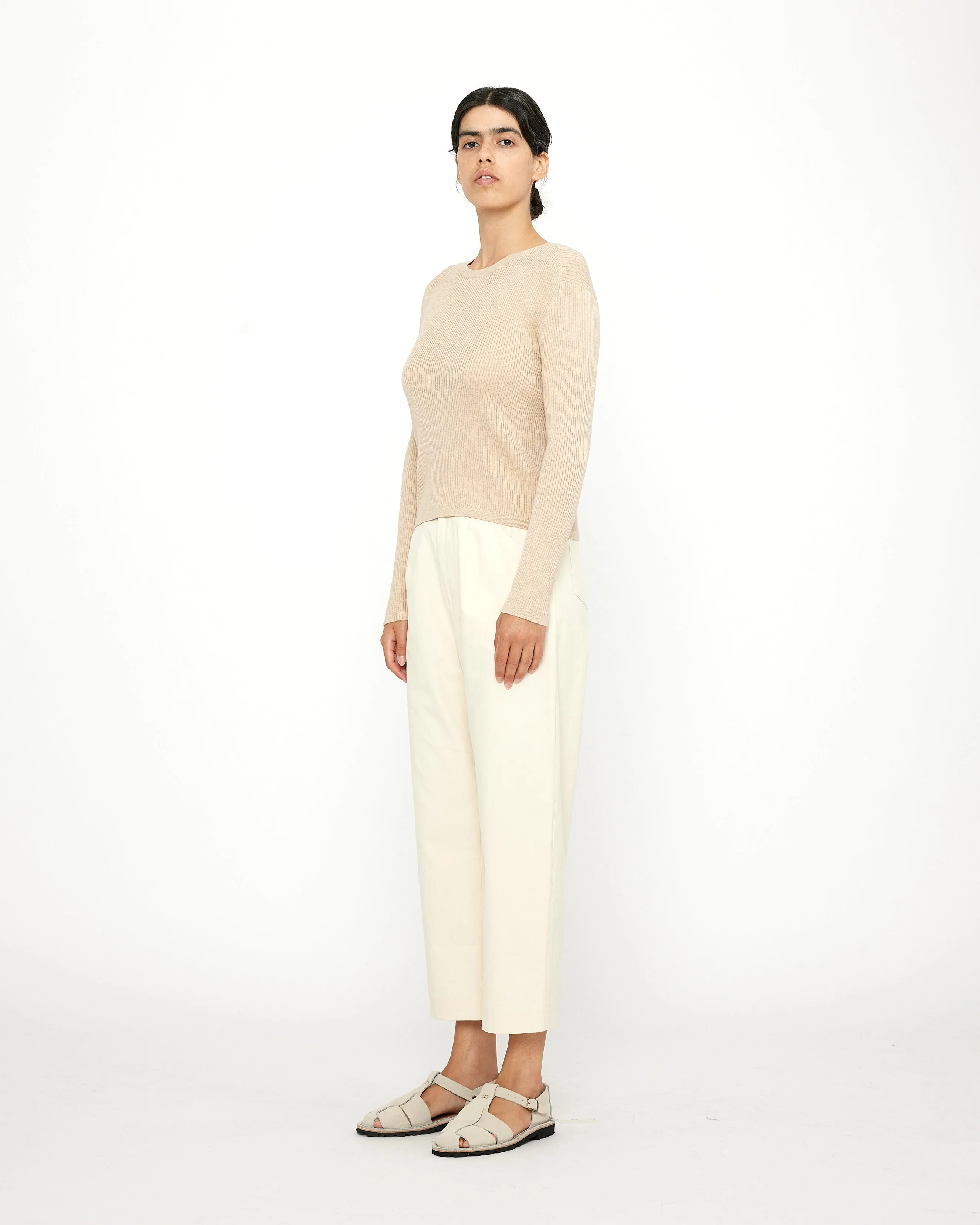 Long Sleeves Ribbed Top - SS24 - Tan sold by 7115 by Szeki product image thumbnail 3
