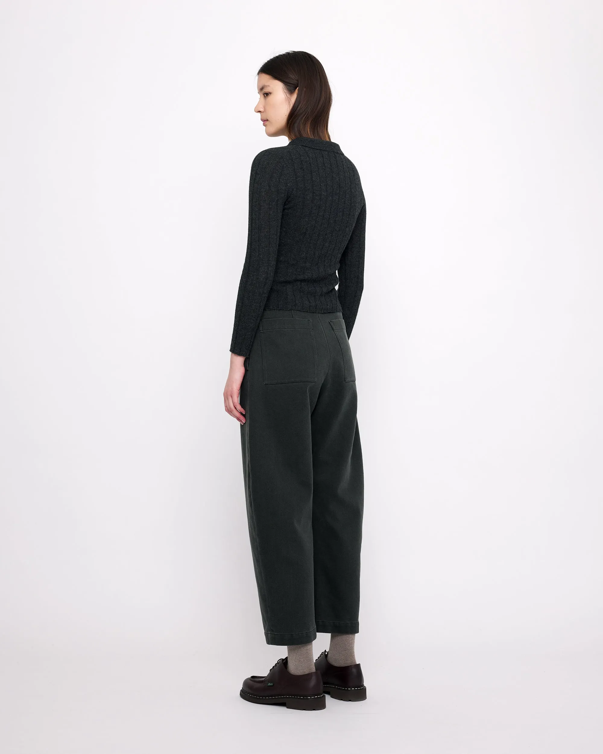 Yak Collared Long Sleeves - FW24 - Charcoal sold by 7115 by Szeki product image thumbnail 5