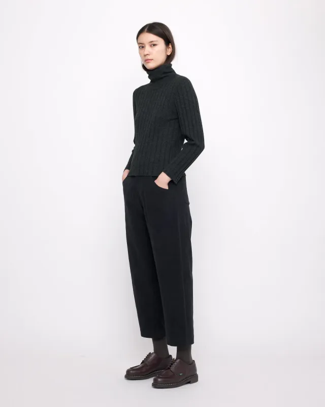 Yak Ribbed Roll Neck - FW24 - Charcoal sold by 7115 by Szeki