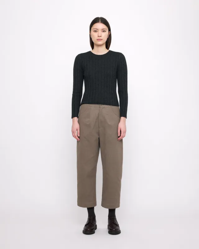 Yak Ribbed Long Sleeves- FW24 - Charcoal sold by 7115 by Szeki