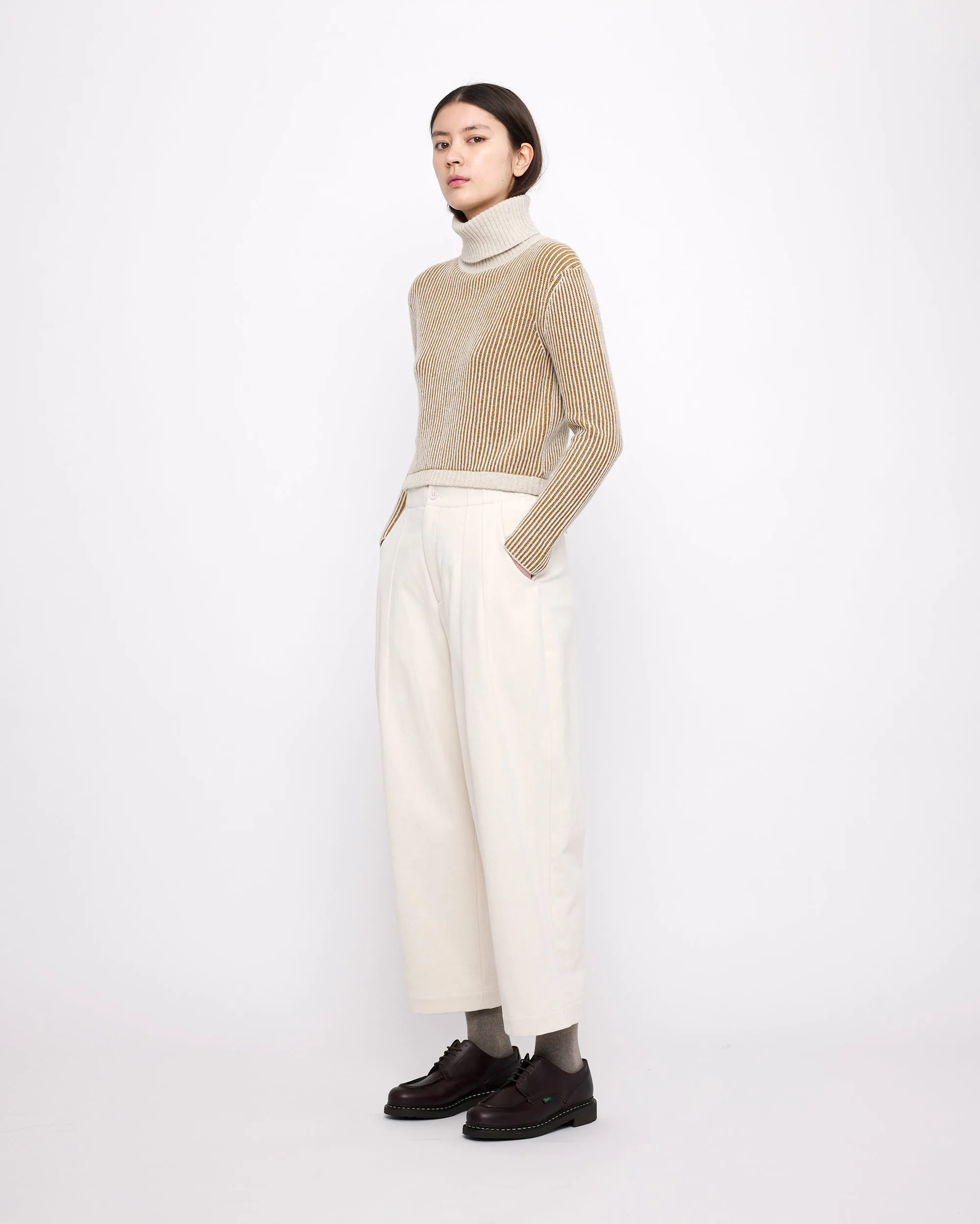 Signature Pleated Trouser - Heavy Canvas Edition - Off-White sold by 7115 by Szeki