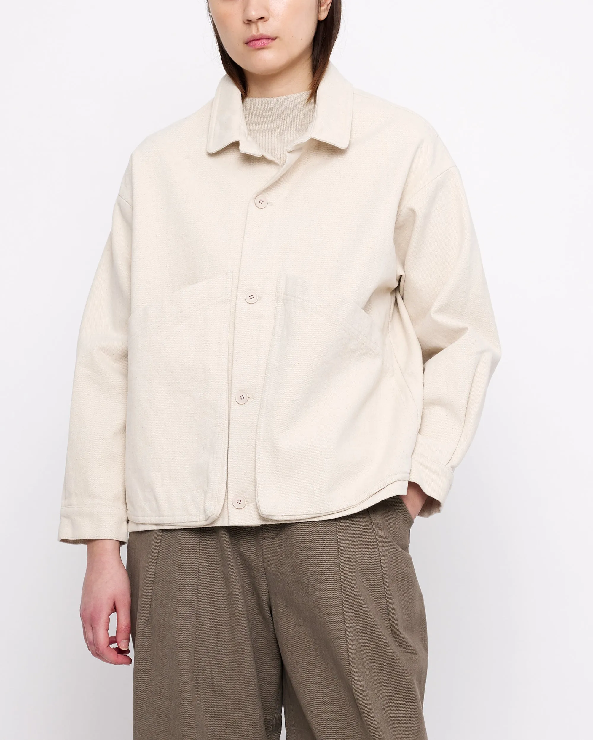 Signature Panel Pockets Shirt Jacket - Heavy Canvas Edition - Off-White sold by 7115 by Szeki product image thumbnail 3