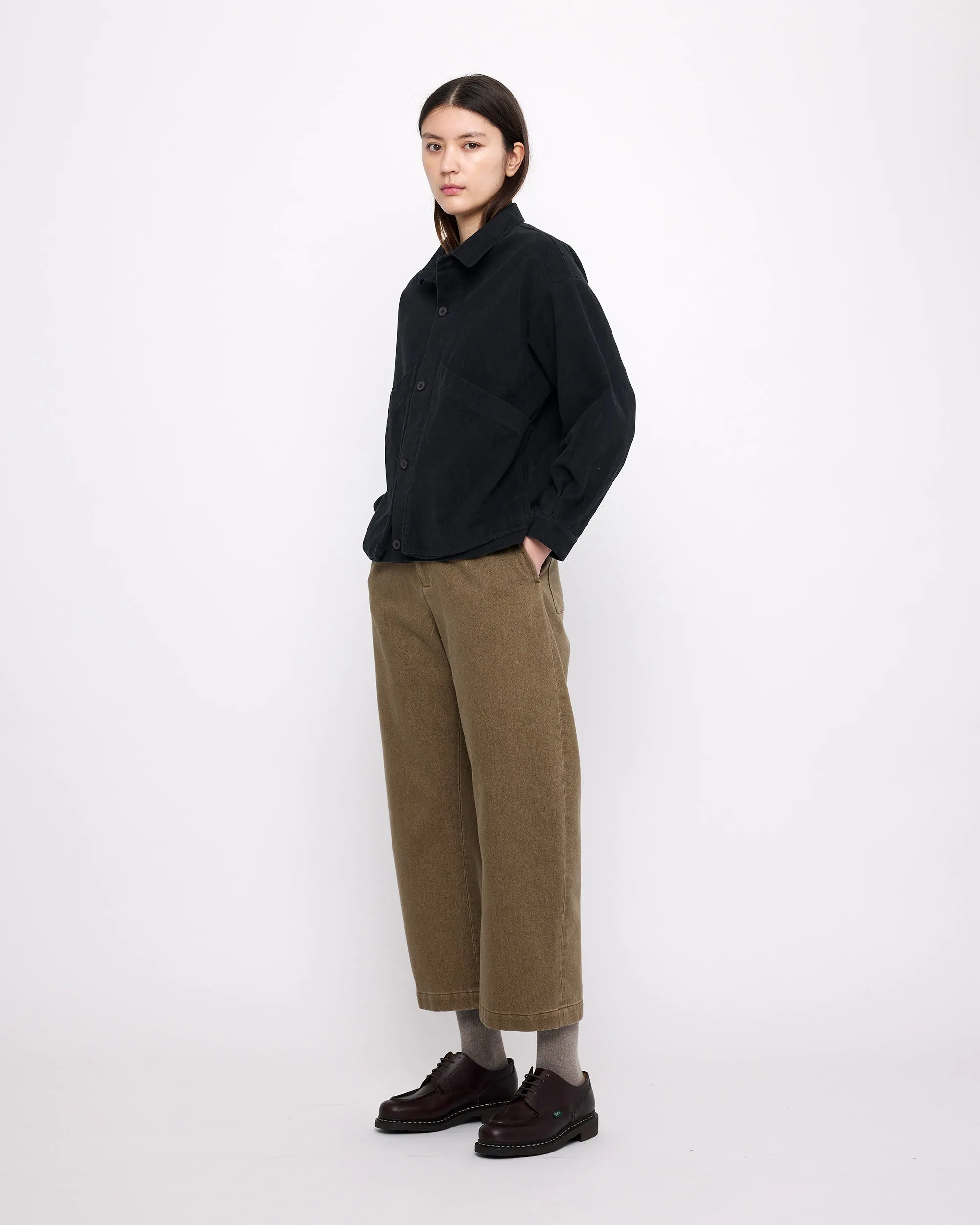 Signature Panel Pockets Shirt Jacket - Heavy Canvas Edition - Black sold by 7115 by Szeki product image thumbnail 5