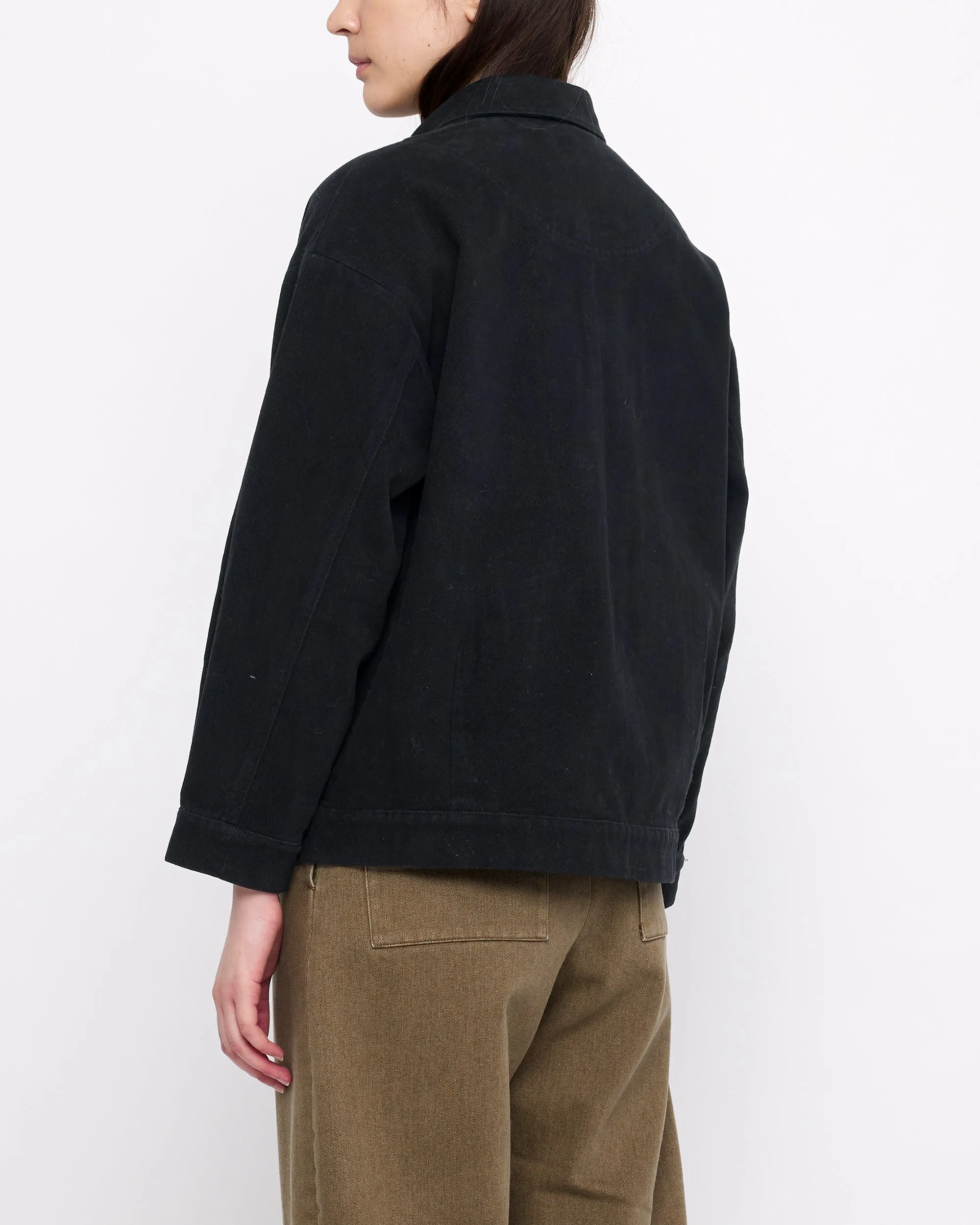 Signature Panel Pockets Shirt Jacket - Heavy Canvas Edition - Black sold by 7115 by Szeki product image thumbnail 4