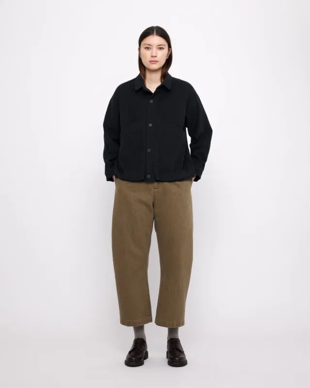 Signature Panel Pockets Shirt Jacket - Heavy Canvas Edition - Black sold by 7115 by Szeki