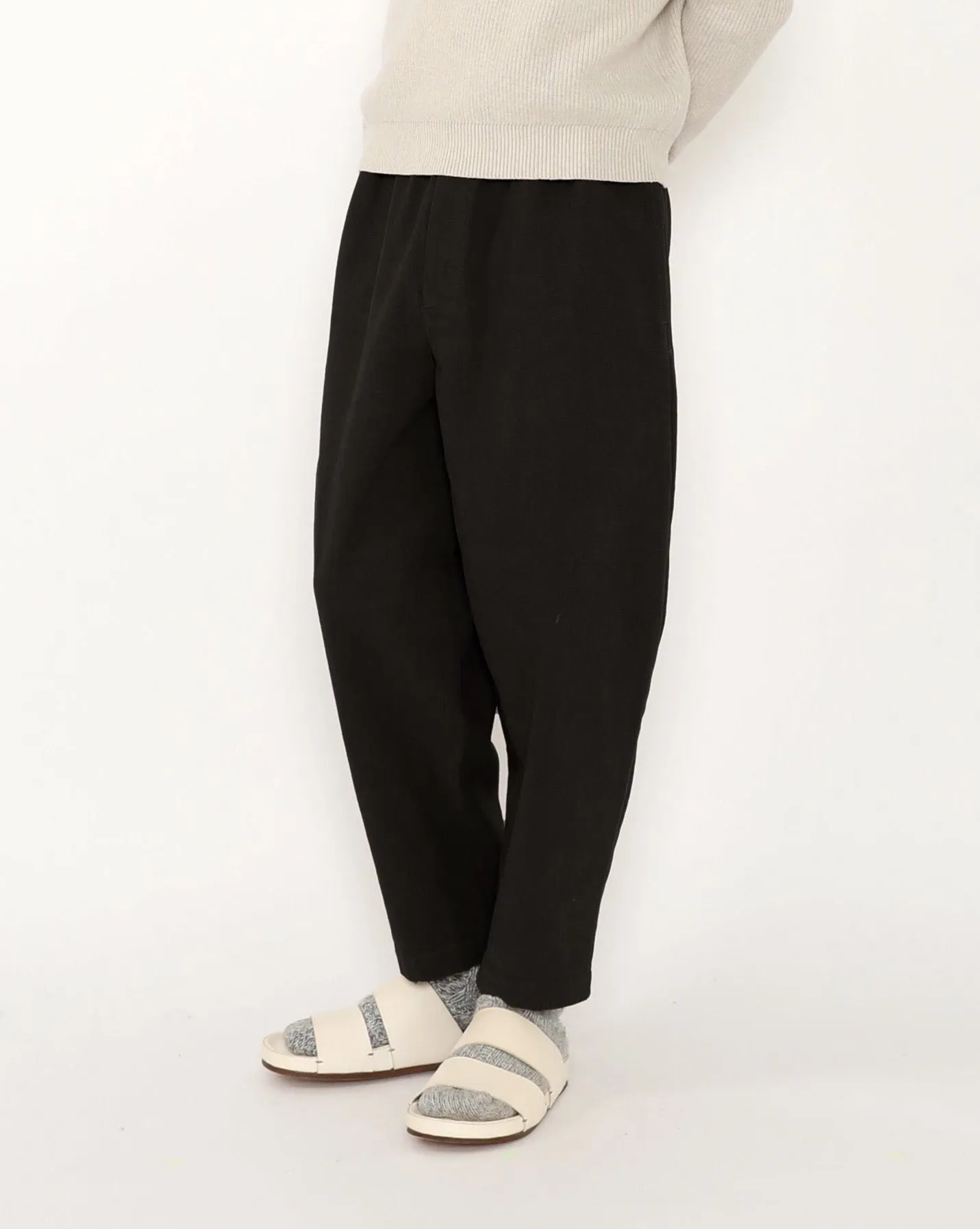 Signature Elastic Pull-Up Trouser - Heavy Canvas Edition - Black sold by 7115 by Szeki product image thumbnail 2