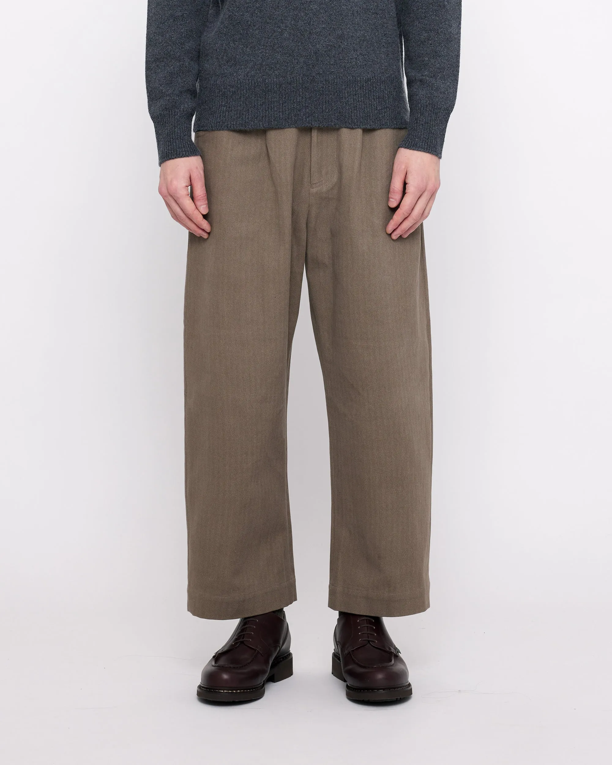 Signature Curve Legged Trouser - Heavy Canvas Edition - Umber sold by 7115 by Szeki product image thumbnail 5