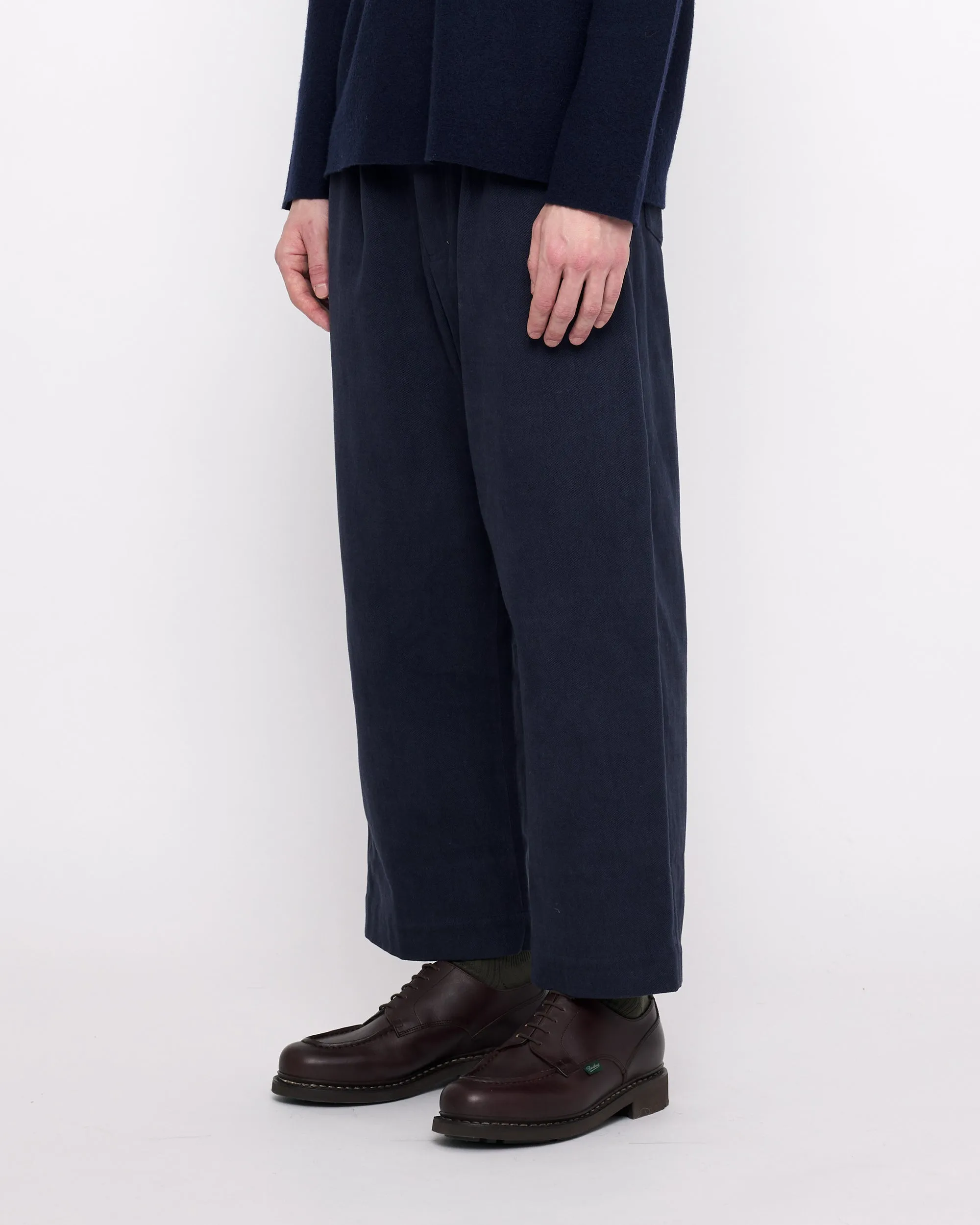 Signature Curve Legged Trouser - Heavy Canvas Edition - Navy sold by 7115 by Szeki product image thumbnail 3
