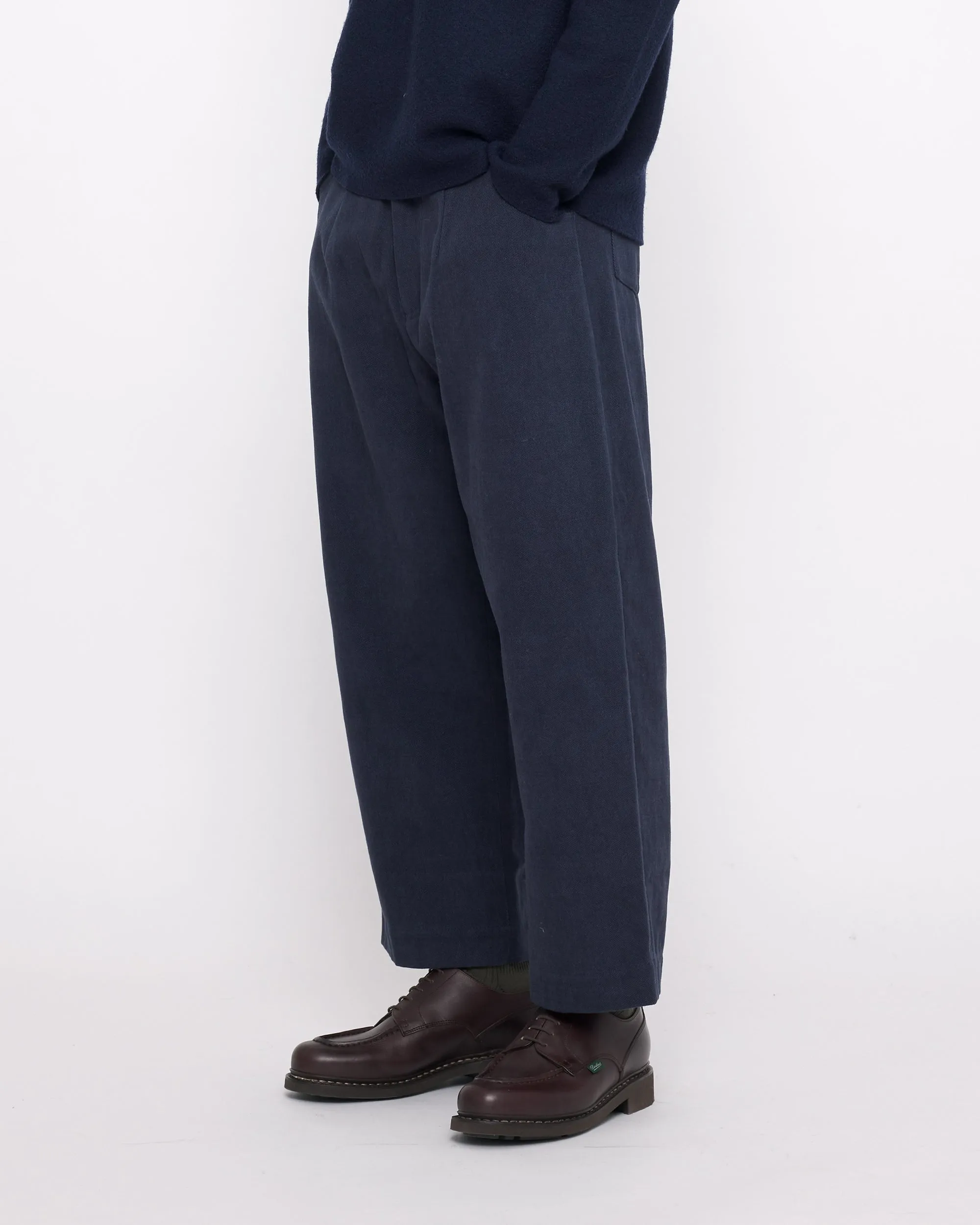 Signature Curve Legged Trouser - Heavy Canvas Edition - Navy sold by 7115 by Szeki product image thumbnail 5