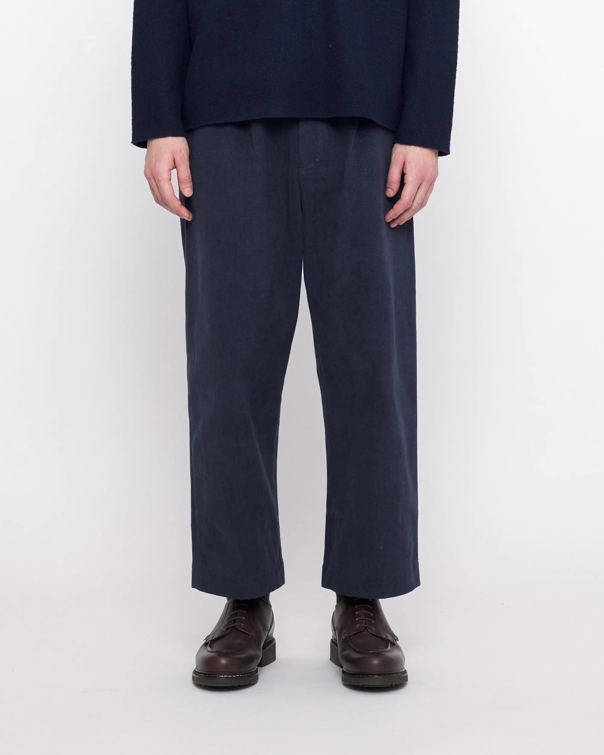 Signature Curve Legged Trouser - Heavy Canvas Edition - Navy sold by 7115 by Szeki product image thumbnail 2