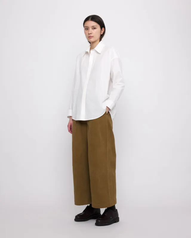 Cocoon Dress Shirt - FW24 - White made by 7115 by Szeki