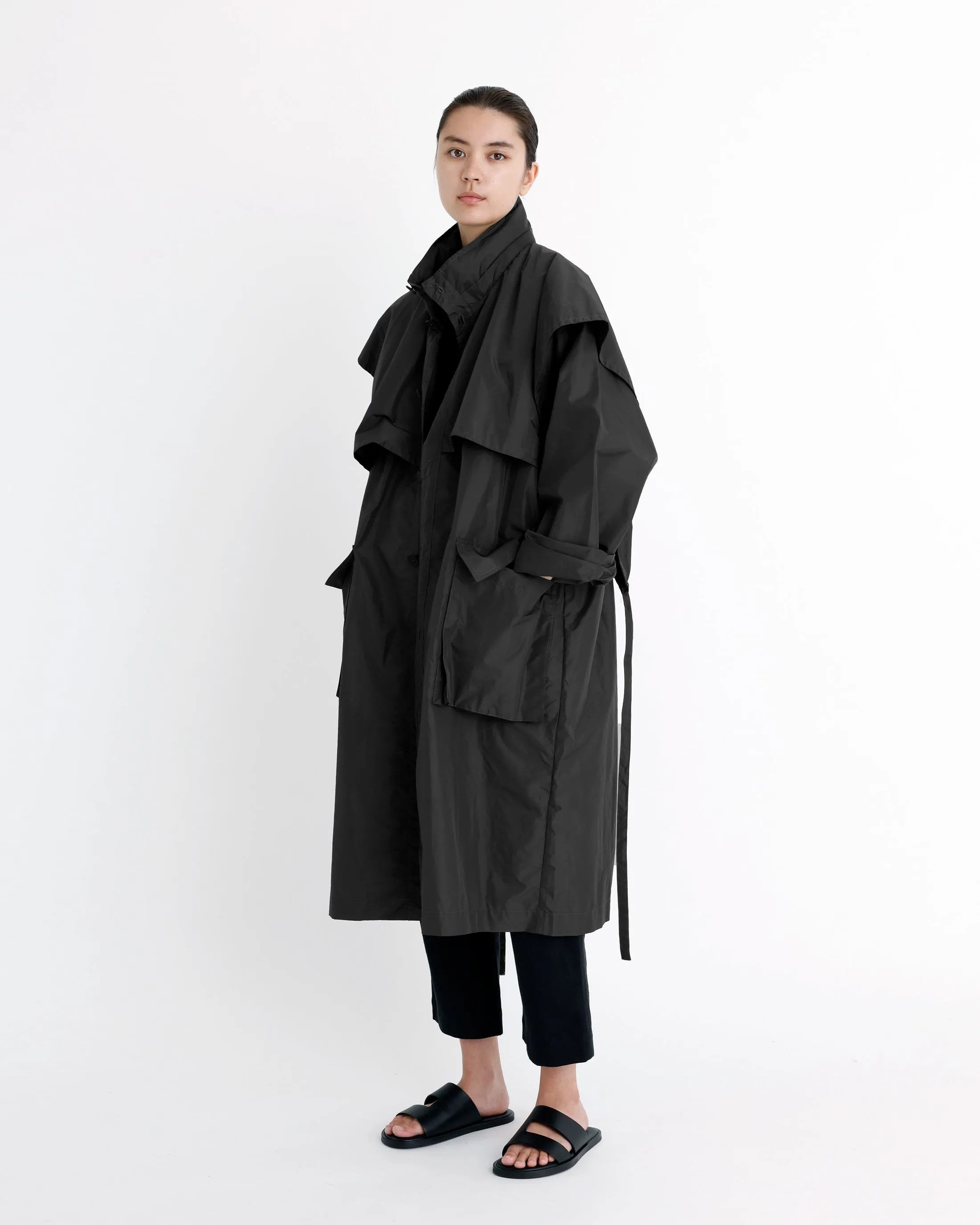 Packable Rain Trench - SS24 - Black sold by 7115 by Szeki