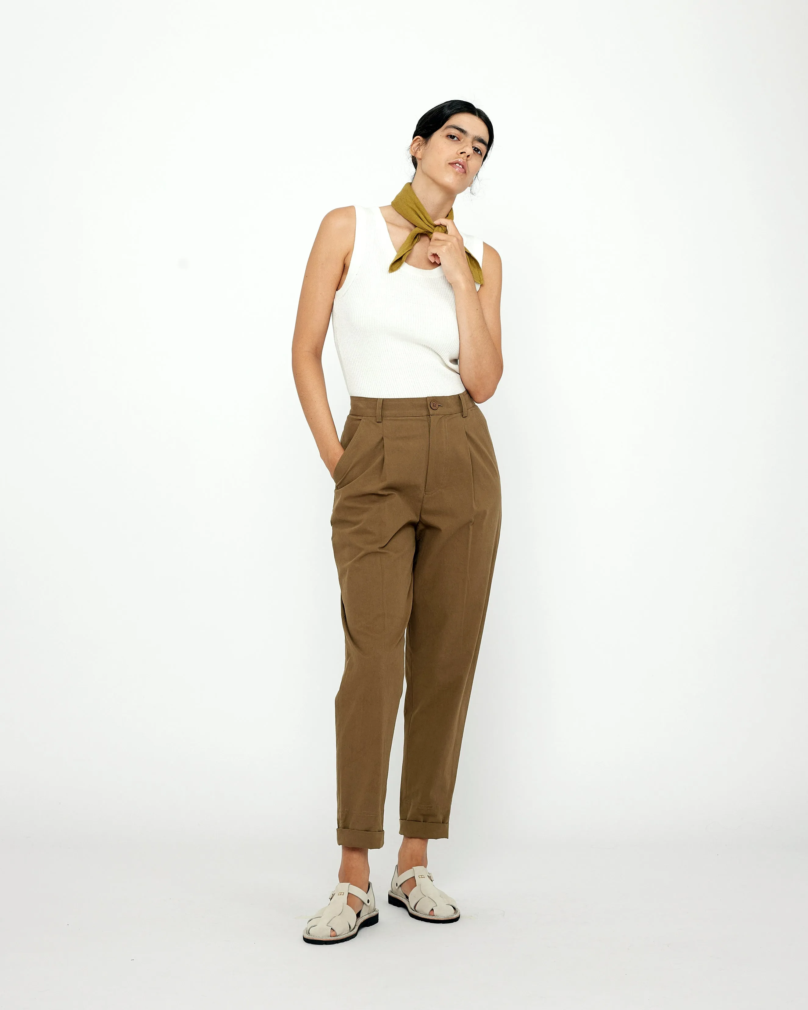 Signature Painter Trouser - Cotton Edition - Brown sold by 7115 by Szeki product image thumbnail 3