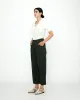 Signature Curve-Legged Trouser - Cotton Edition - Black sold by 7115 by Szeki